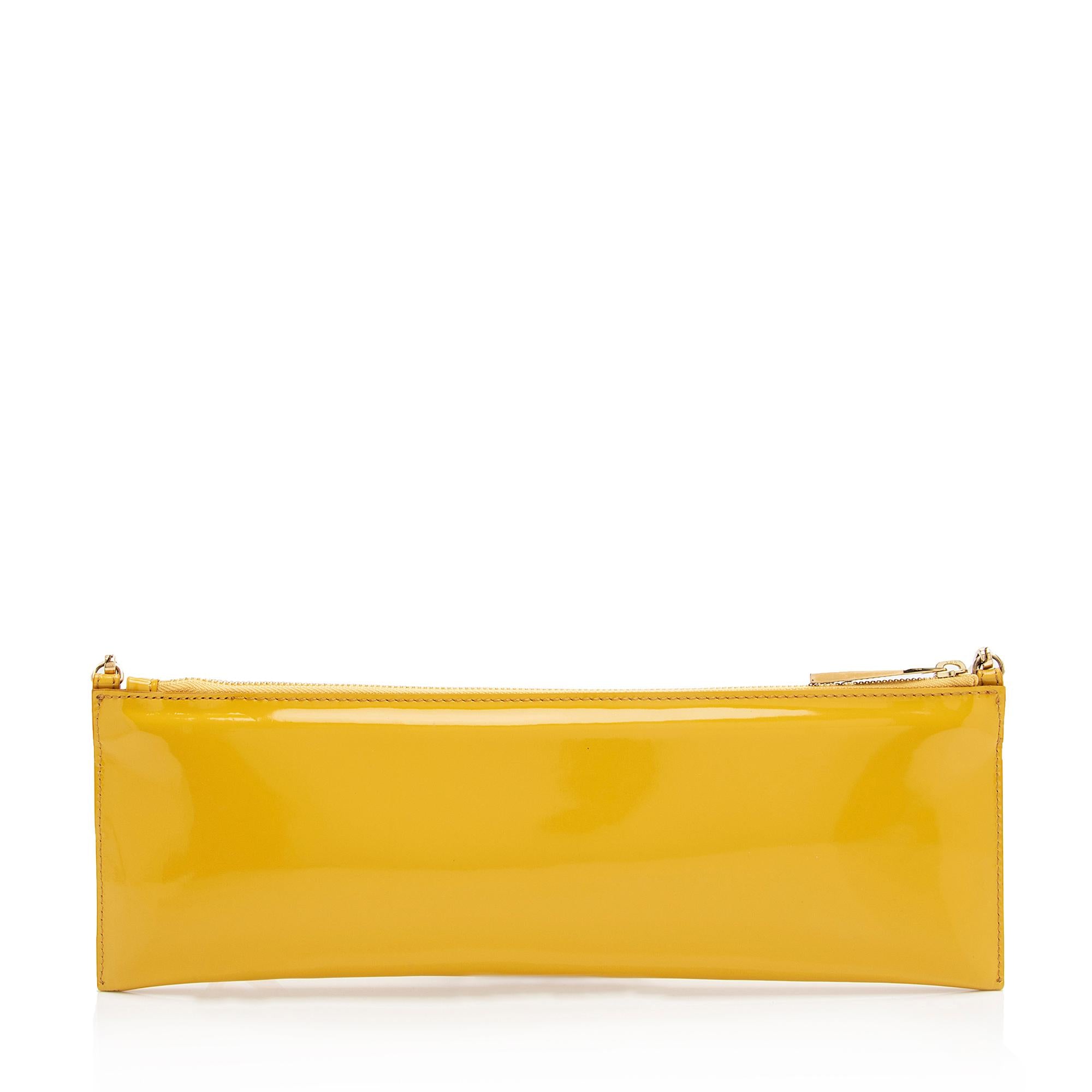 Burberry Prorsum Patent Leather Clutch (SHF-23361)