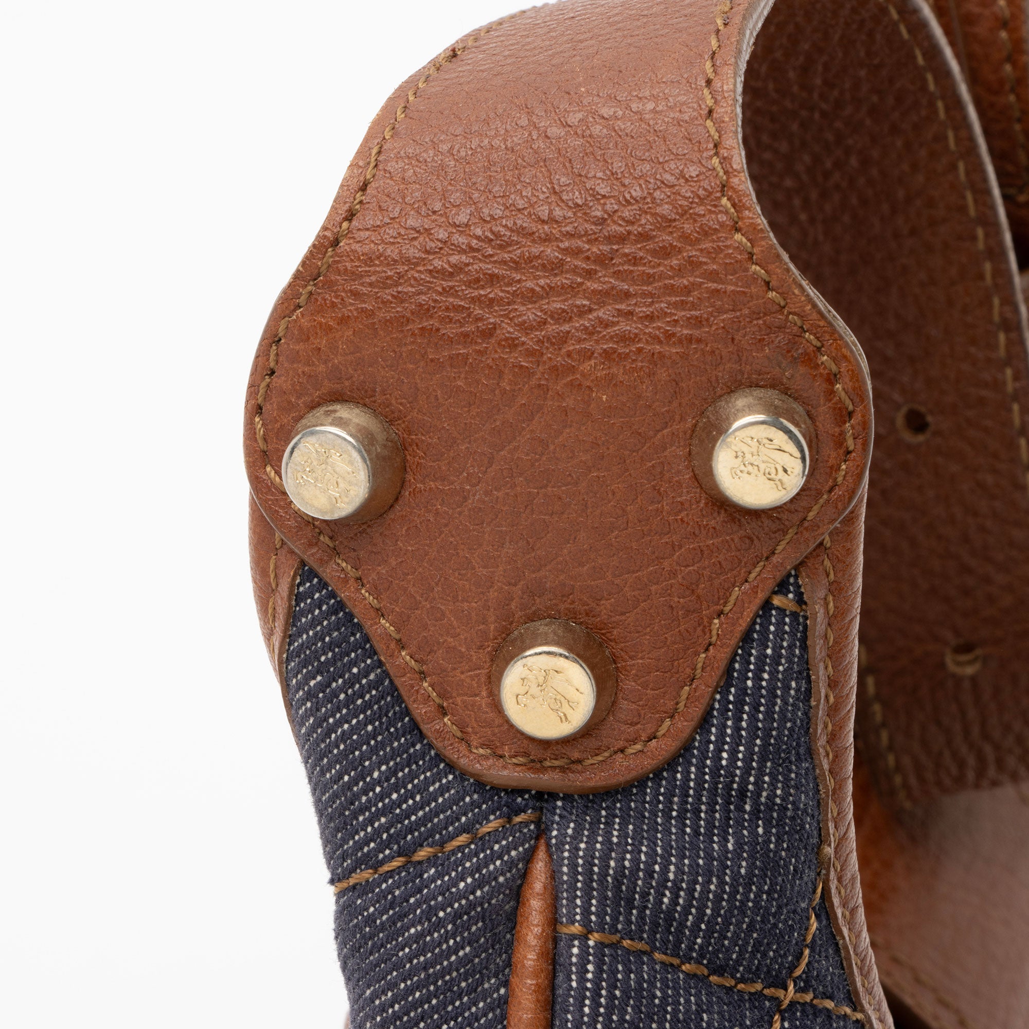 Burberry Quilted Denim Brooke Hobo (SHF-WPD1Mt)
