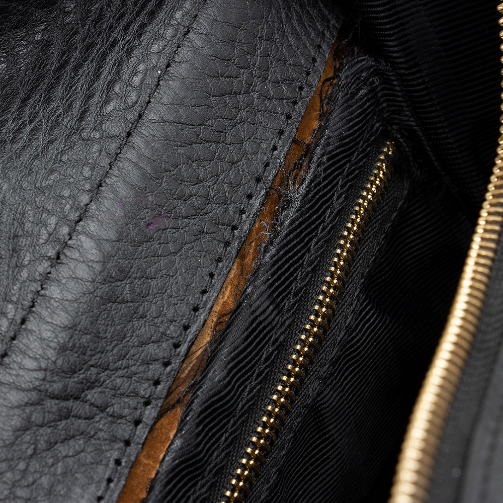 Burberry Quilted House Check Mini Manor Satchel (SHF-21845)