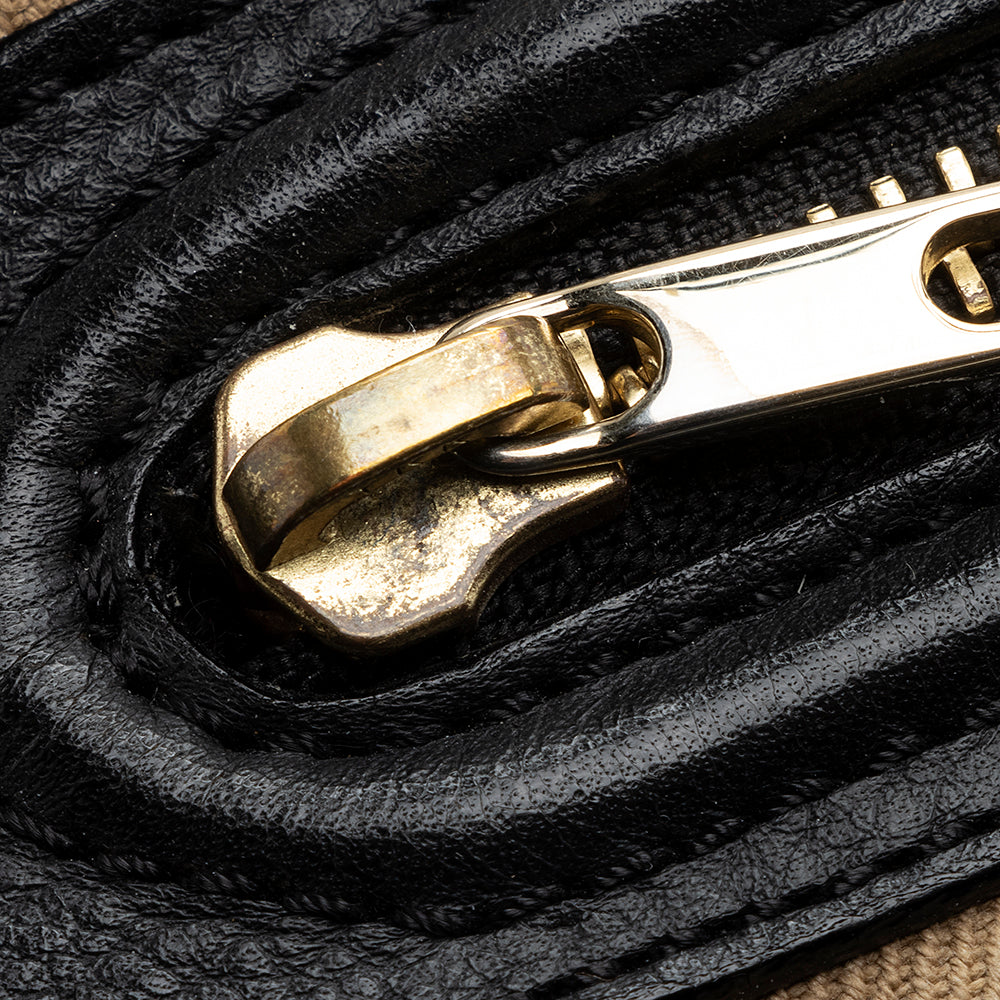 Burberry Quilted House Check Mini Manor Satchel (SHF-21845)