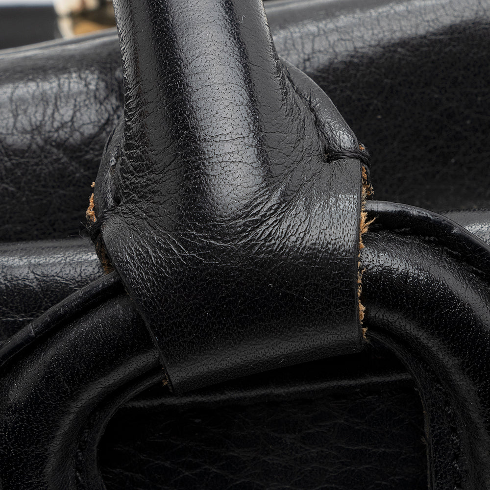 Burberry Quilted House Check Mini Manor Satchel (SHF-21845)