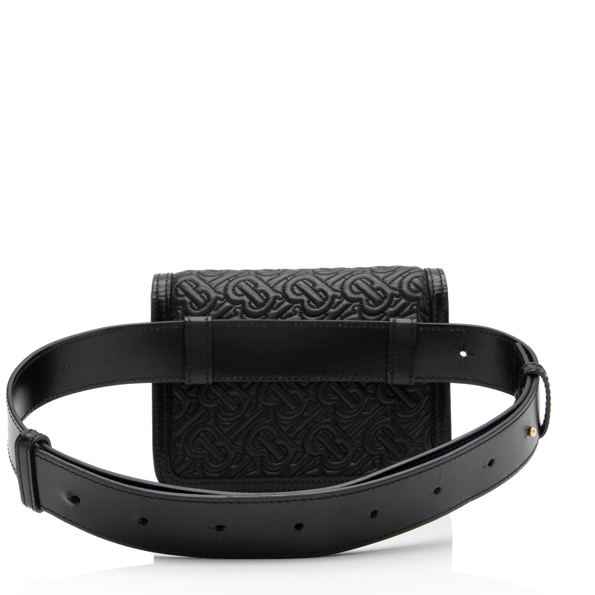 Burberry TB Monogram Embossed Leather Belt Bag (SHF-o46uwN)