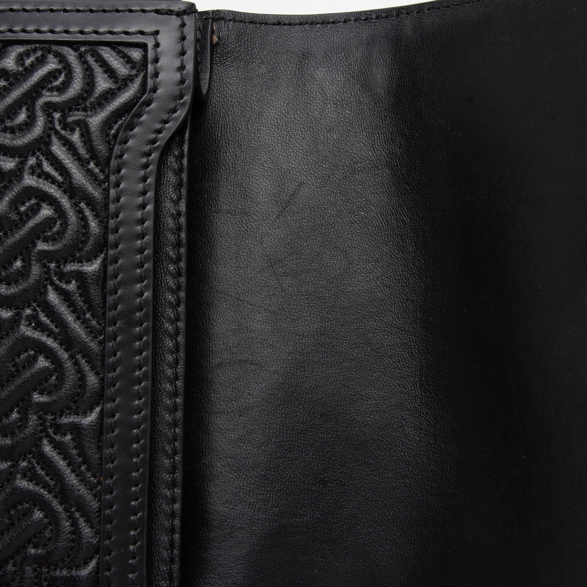 Burberry TB Monogram Embossed Leather Belt Bag (SHF-o46uwN)