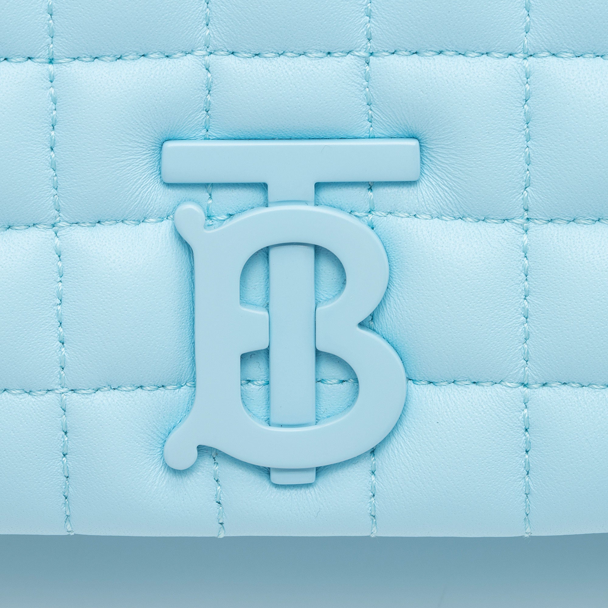 Burberry Quilted Lambskin TB Lola Chain Small Crossbody (SHF-3UeWo9)