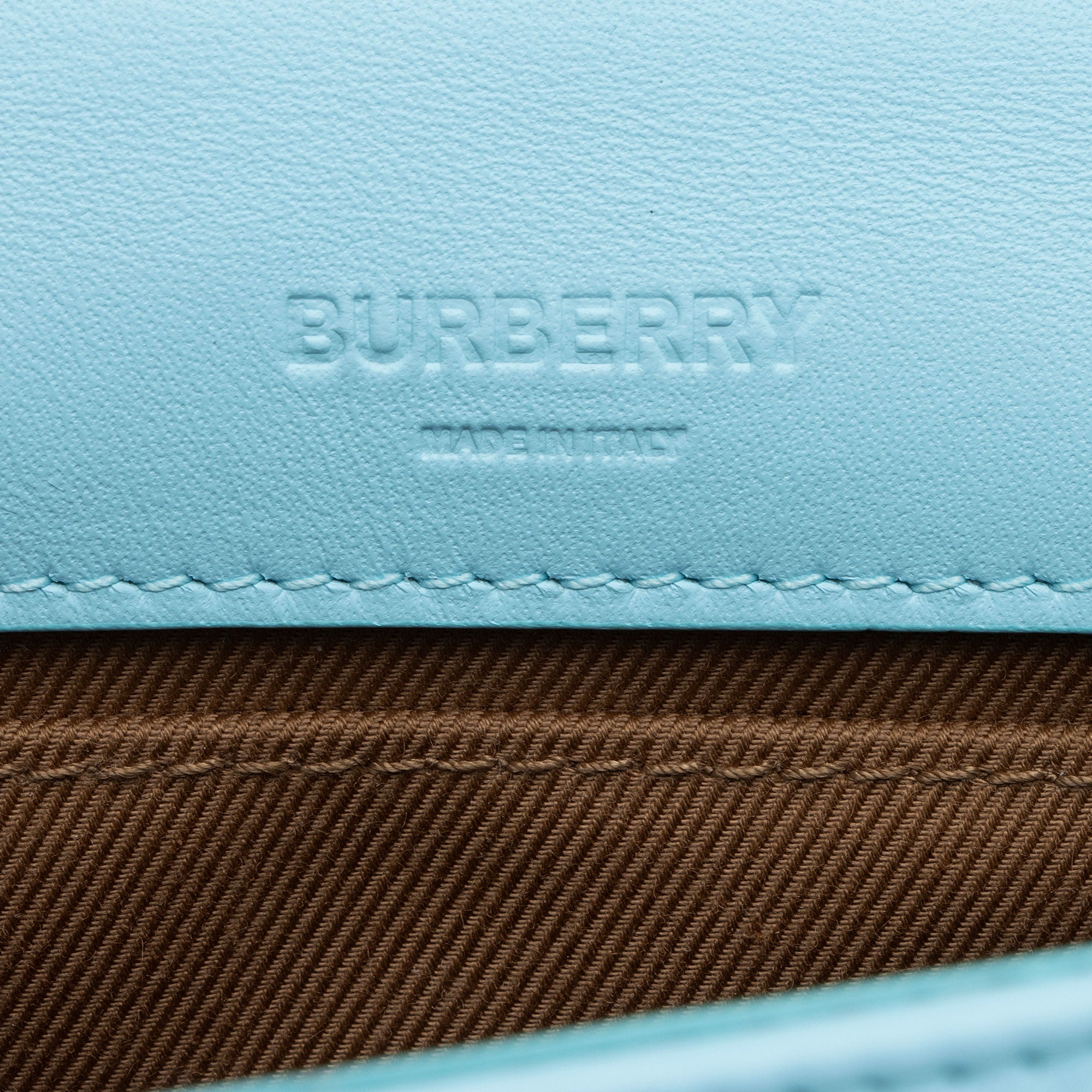 Burberry Quilted Lambskin TB Lola Chain Small Crossbody (SHF-3UeWo9)