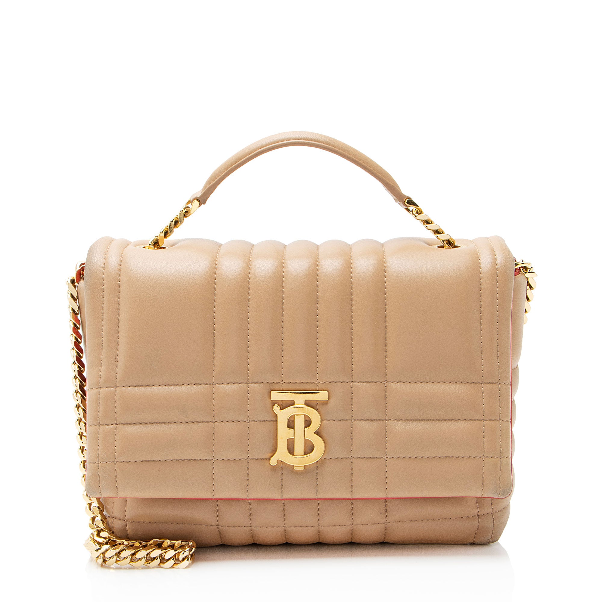 Burberry Quilted Lambskin TB Lola Small Top Handle