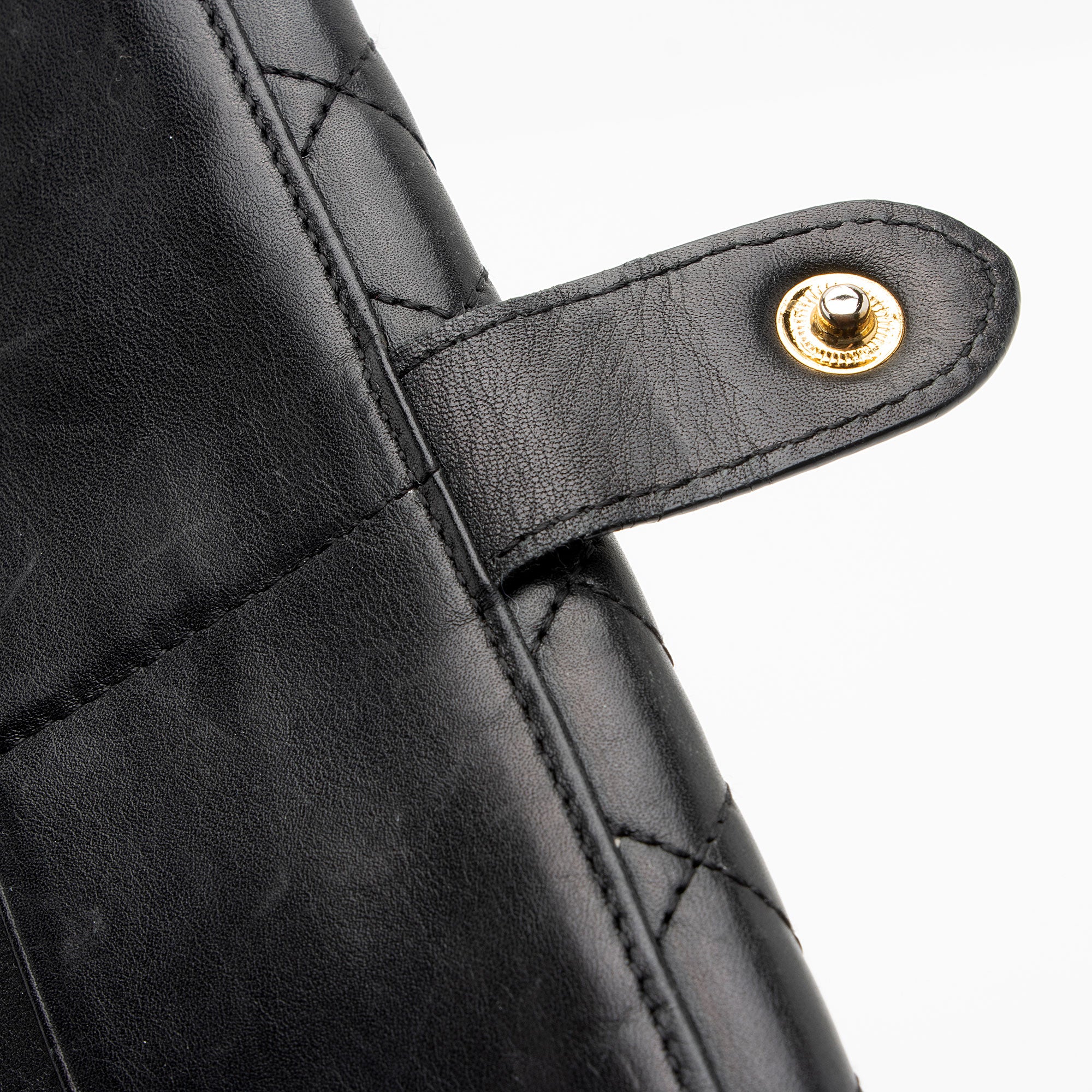 Burberry Quilted Leather Lock Wallet
