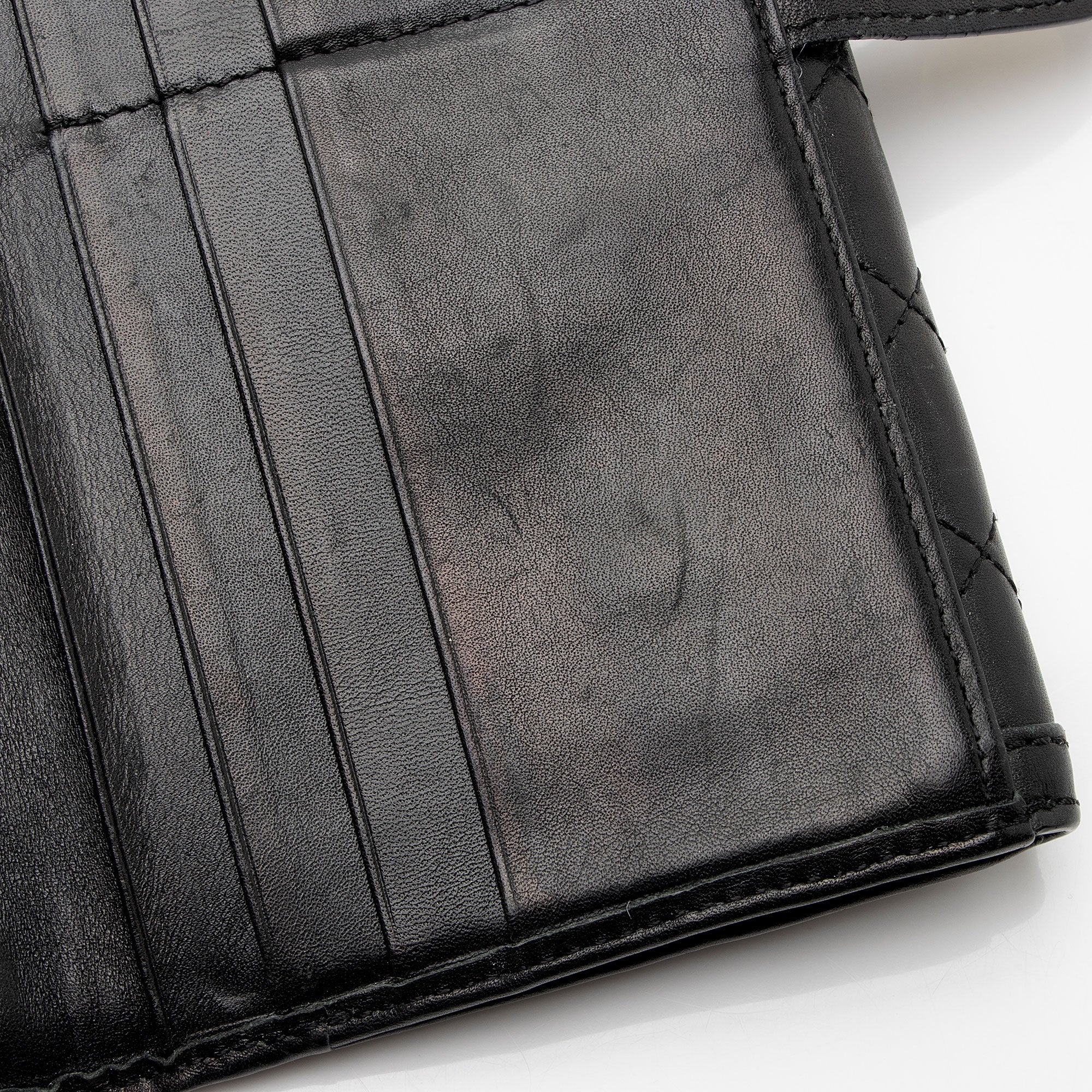 Burberry Quilted Leather Lock Wallet