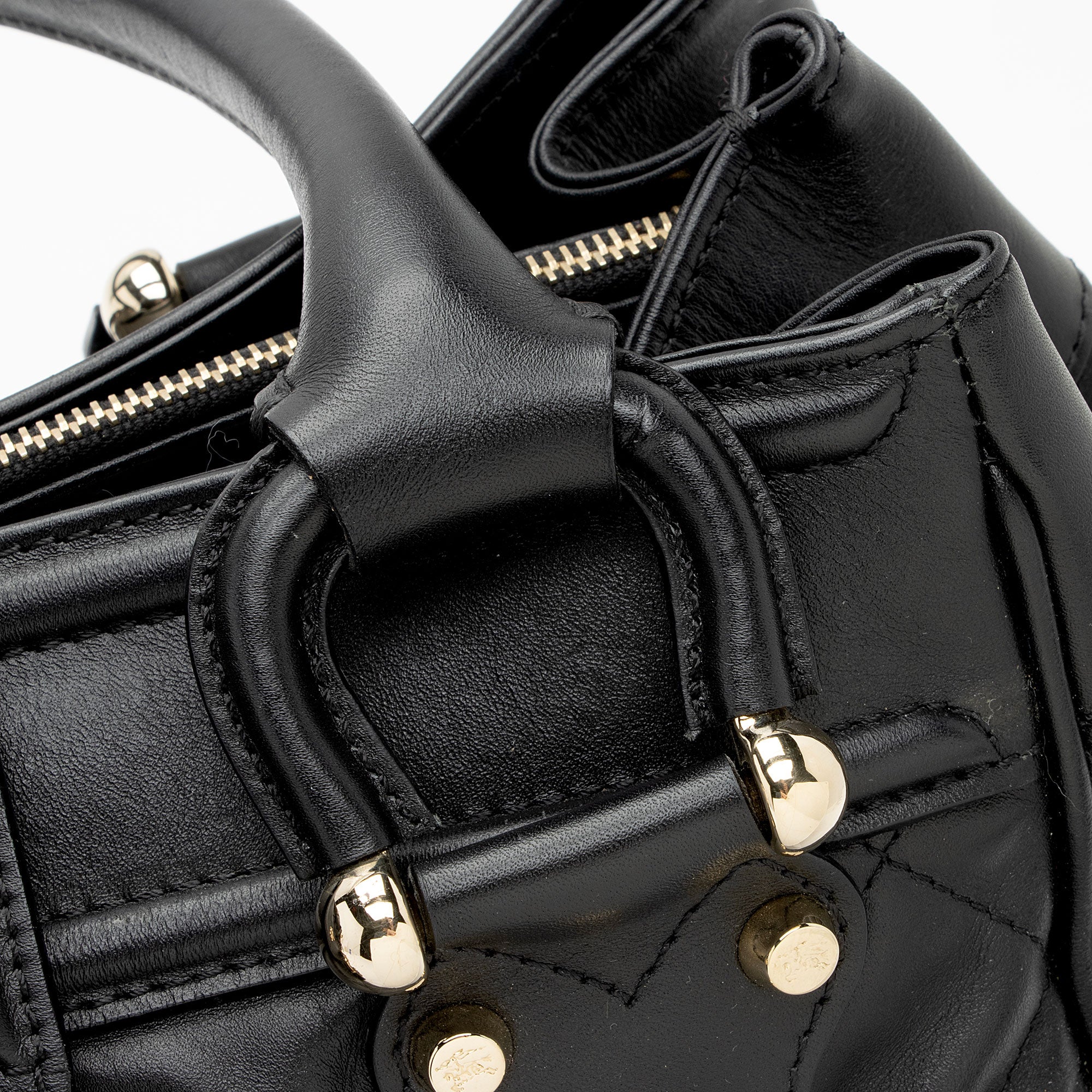 Burberry Quilted Leather Manor Satchel (SHF-XS6CjR)