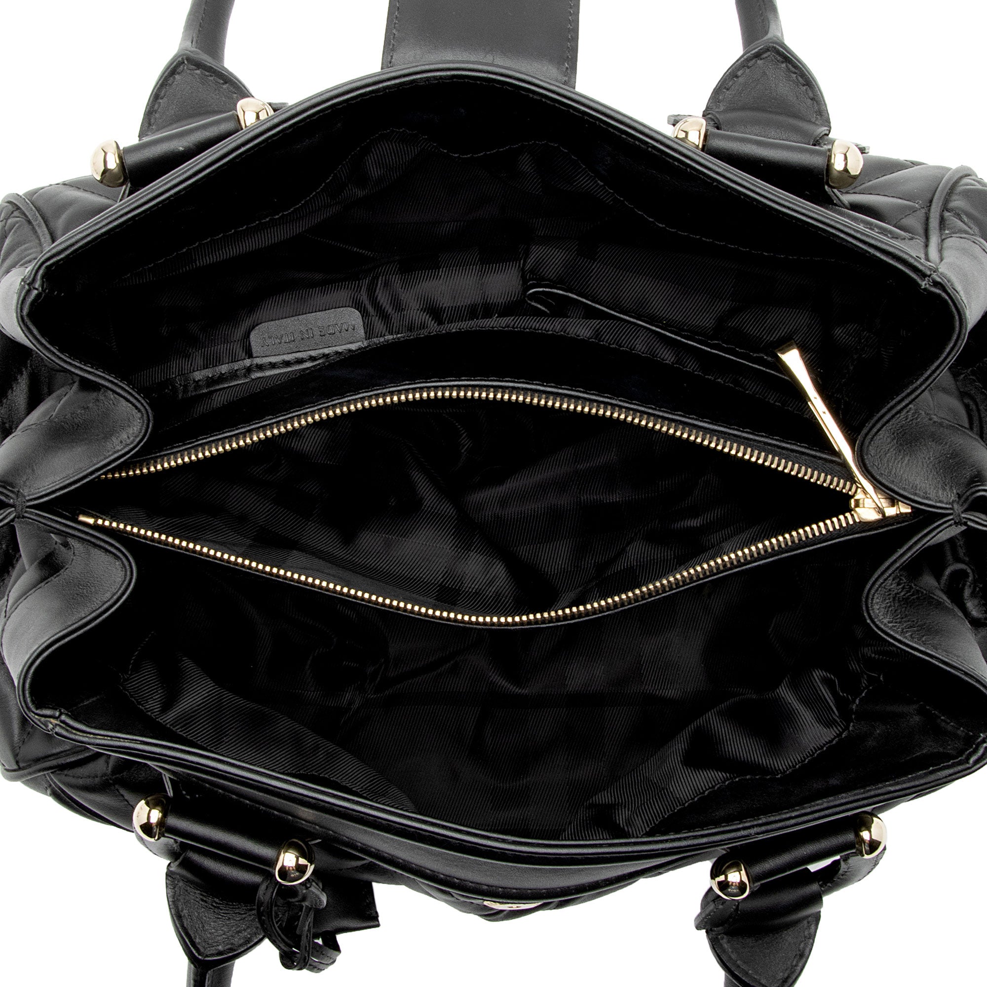 Burberry Quilted Leather Manor Satchel (SHF-XS6CjR)