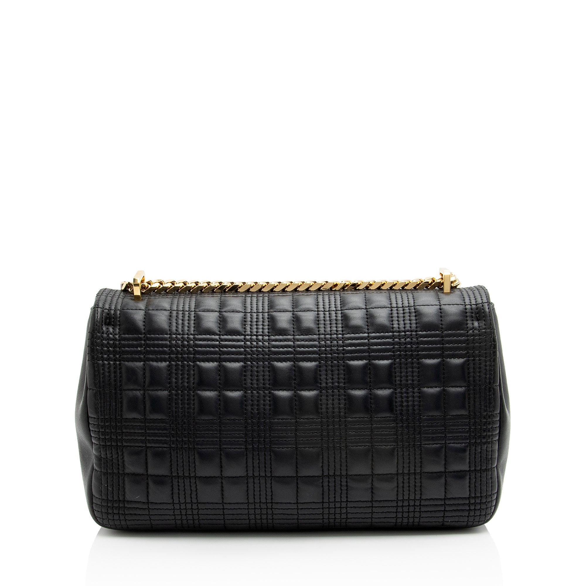 Burberry Quilted Leather TB Lola Chain Medium Shoulder Bag (SHF-JM6QGj)