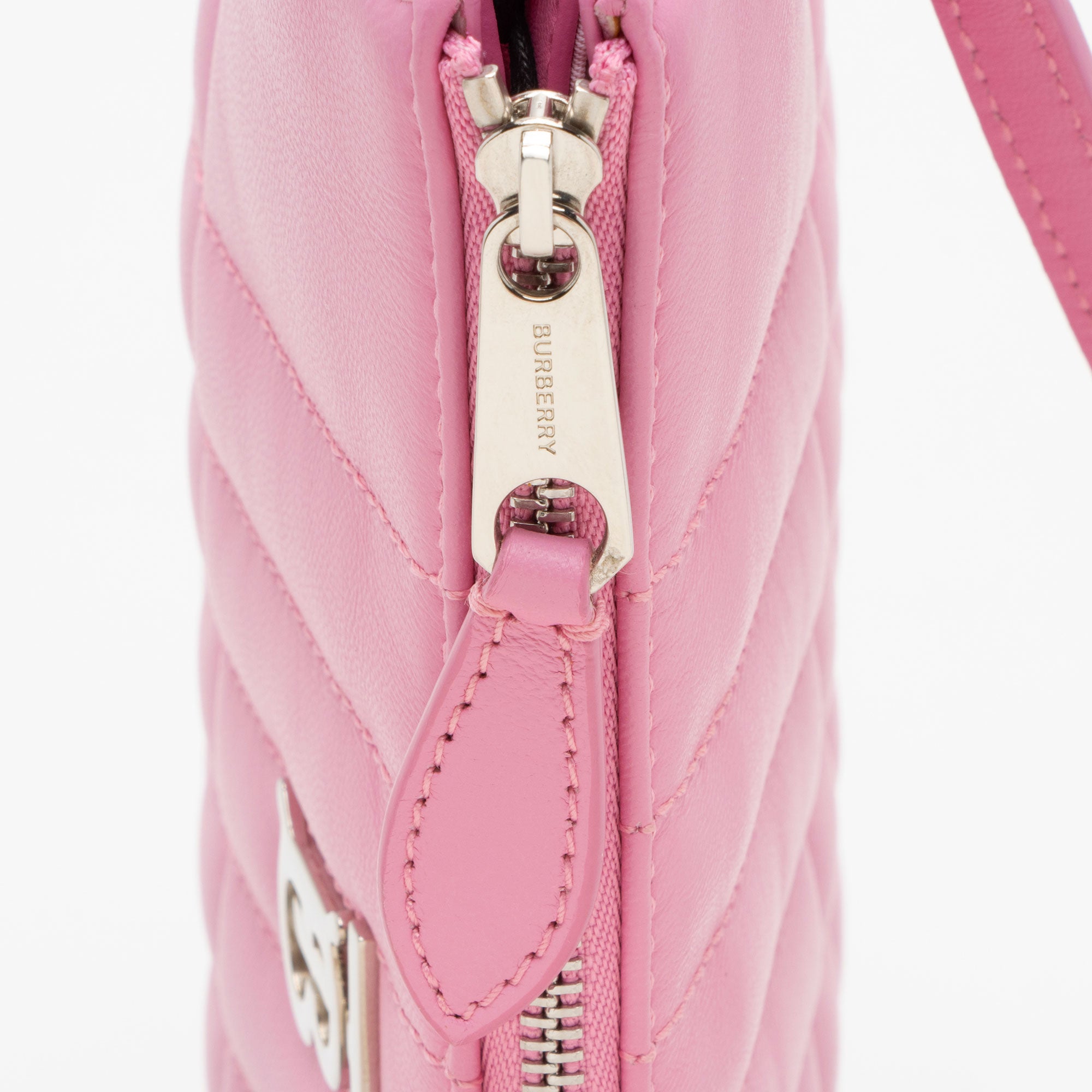 Burberry Quilted Leather TB Lola Twin Pouch