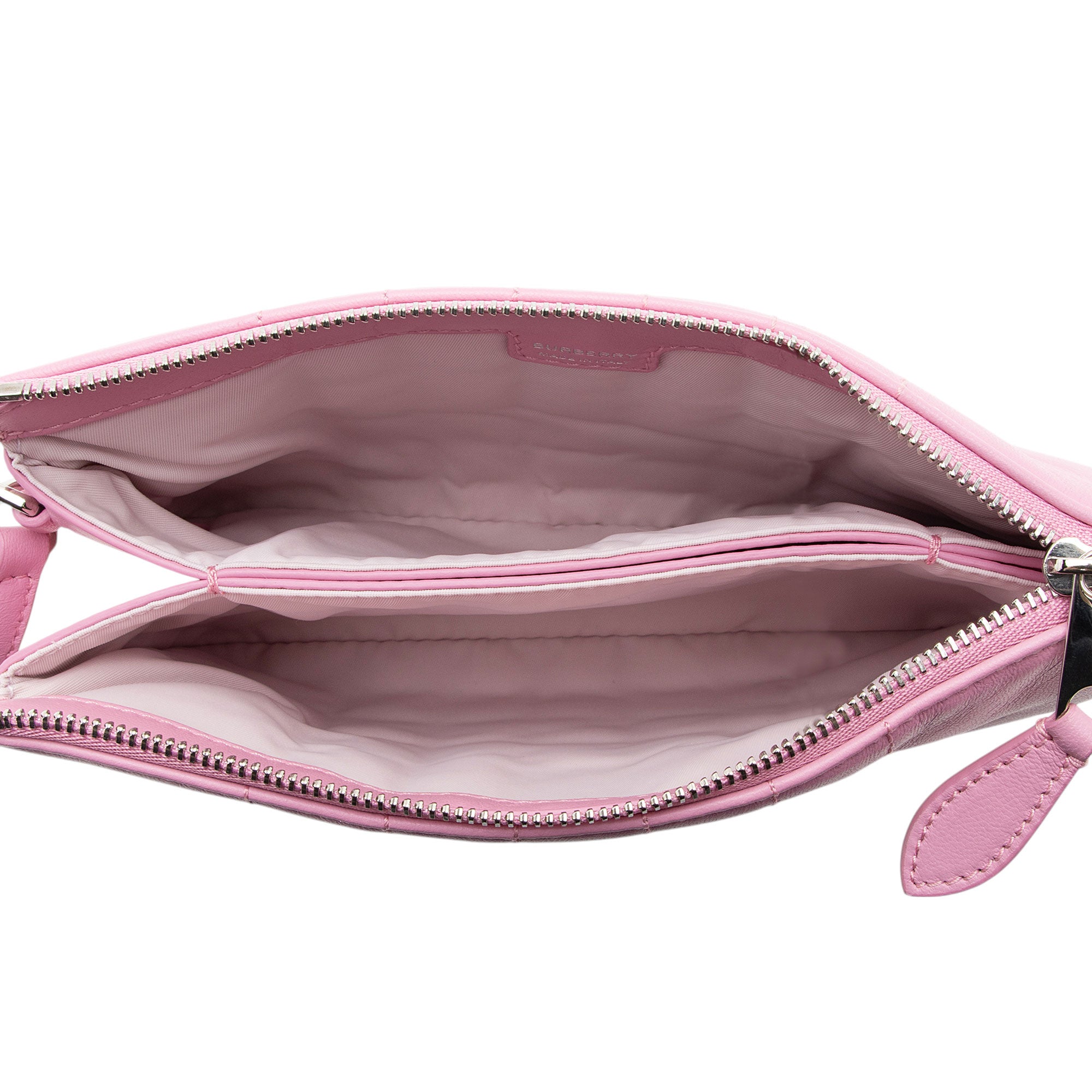 Burberry Quilted Leather TB Lola Twin Pouch