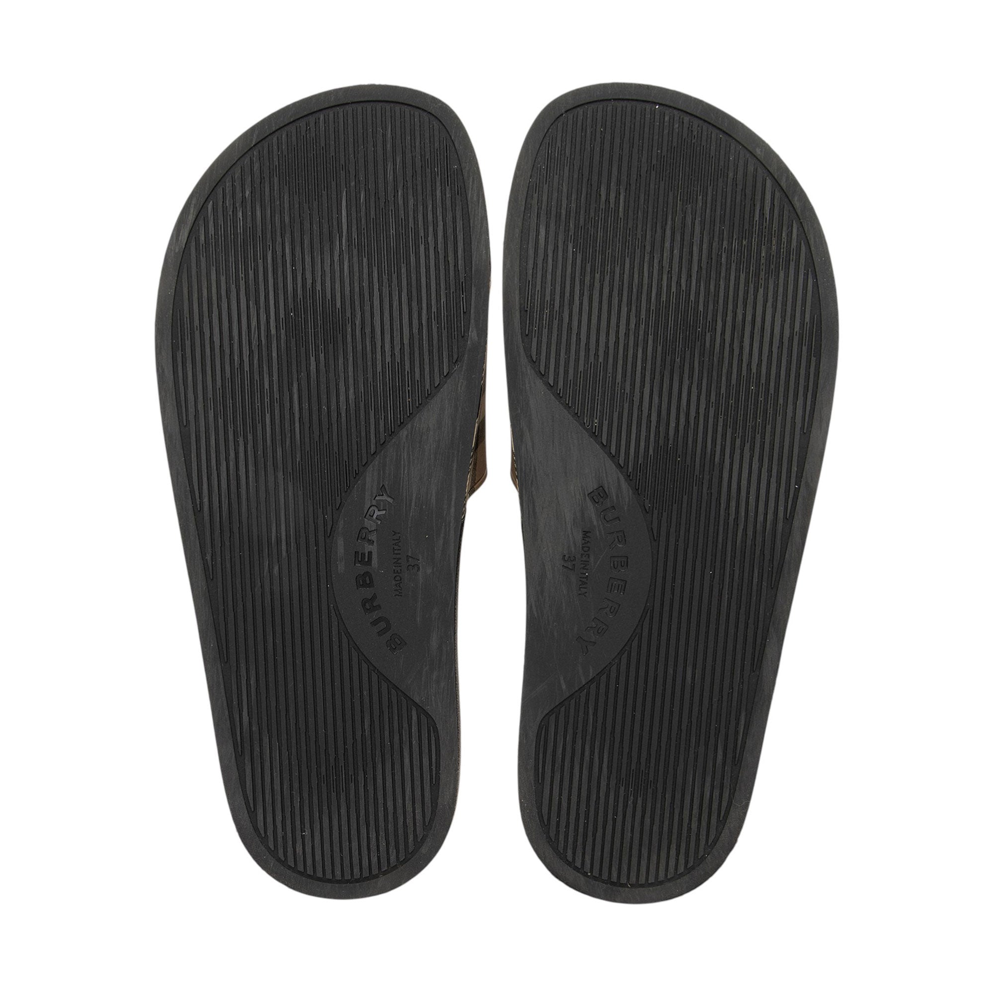 Burberry Rubber Vintage Check Slides - Size 7 / 37