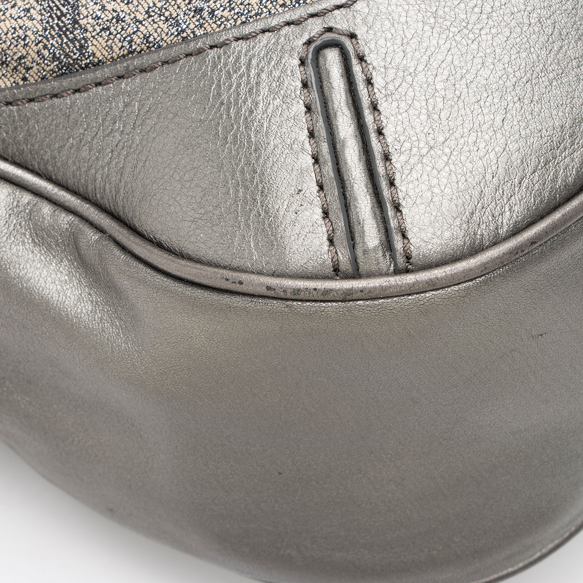 Burberry Shimmer Check Fairby Hobo