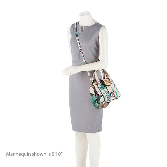 Burberry Soft Grain Leather Peony Rose Small Buckle Tote (SHF-11503)