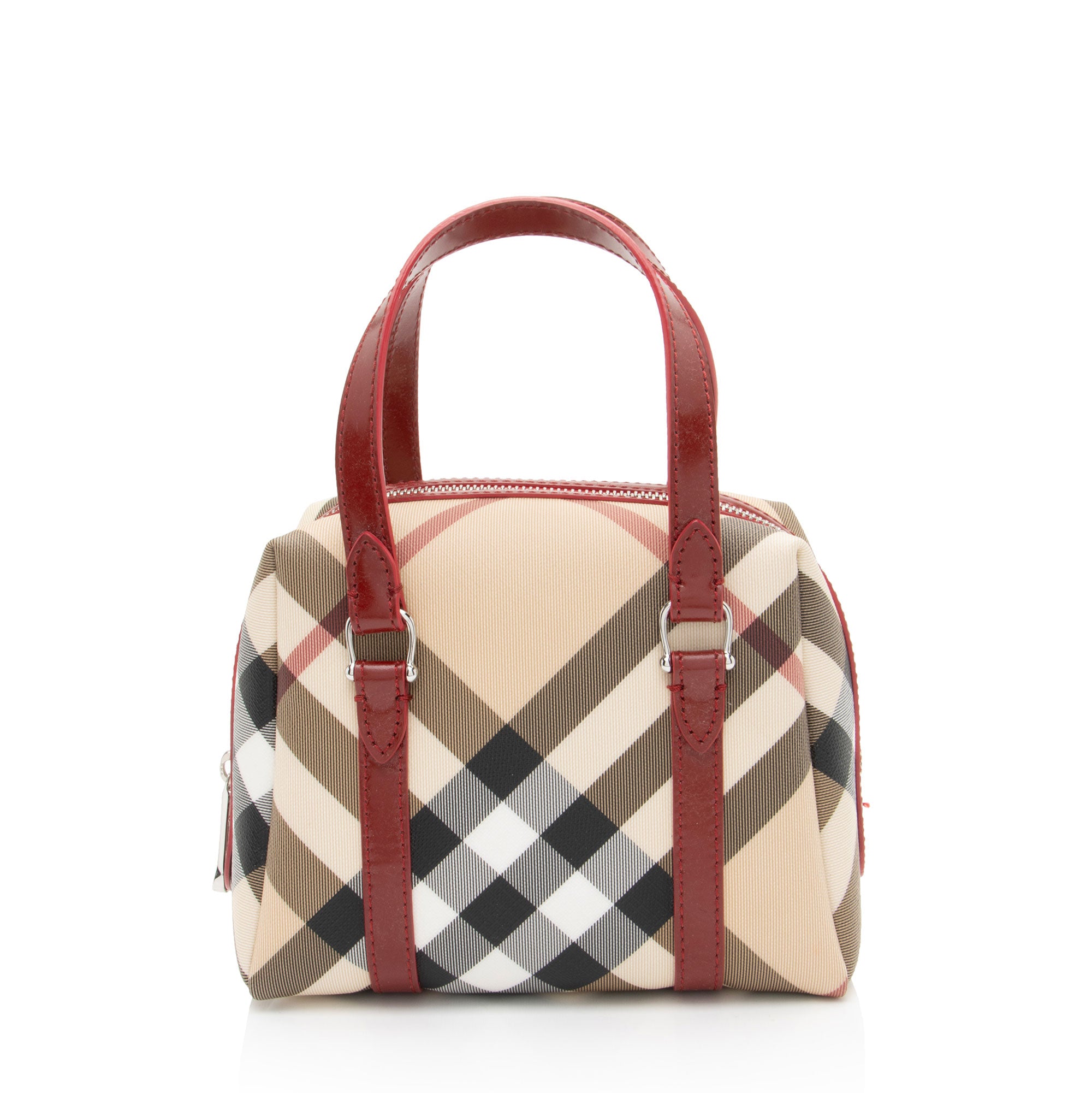 Burberry Super Nova Check Mini Boston Bag
