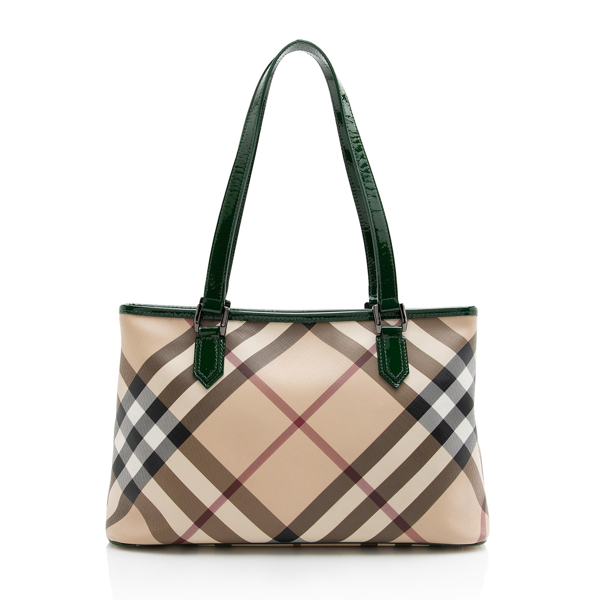 Burberry Super Nova Check Regent Tote (SHF-22707)