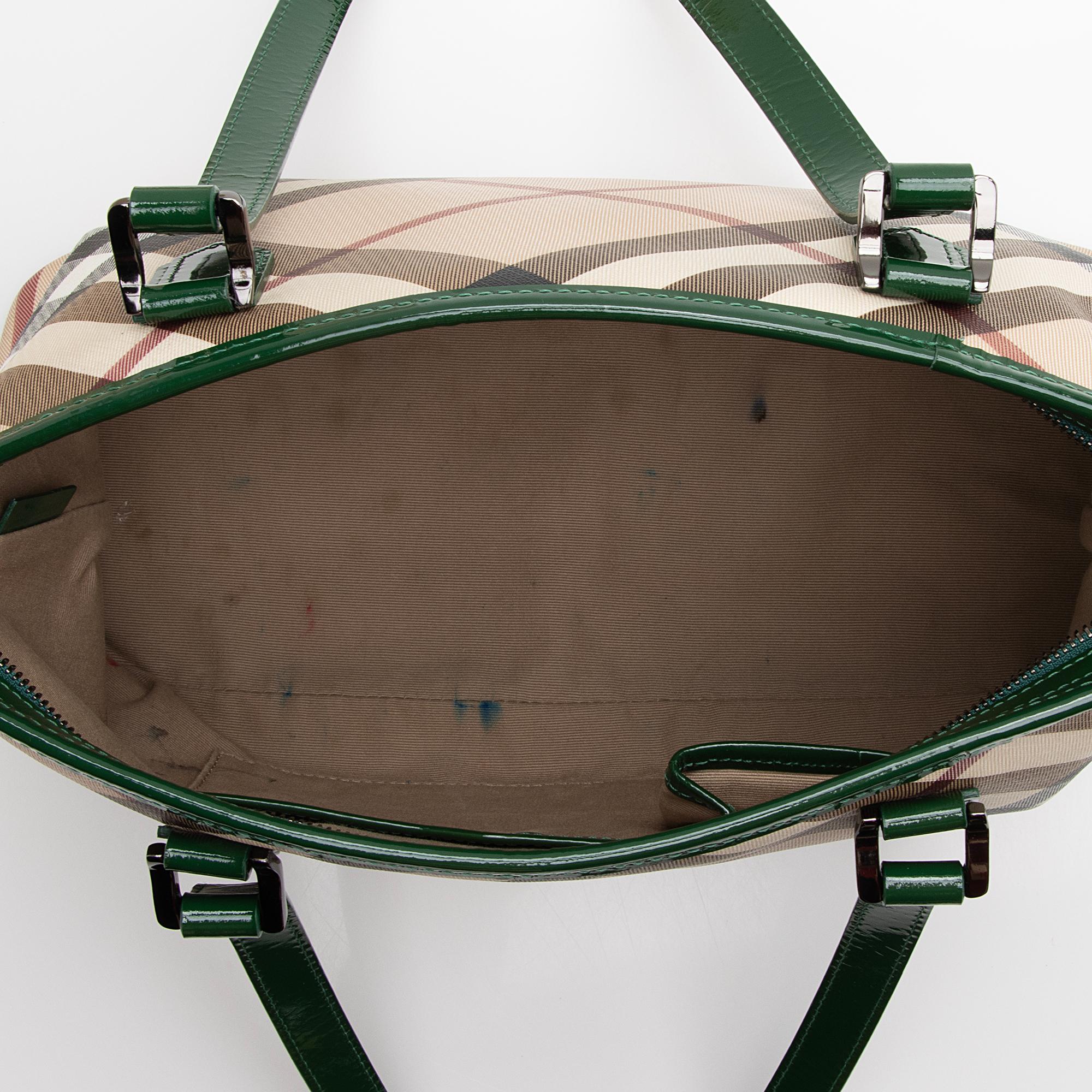 Burberry Super Nova Check Regent Tote (SHF-22707)