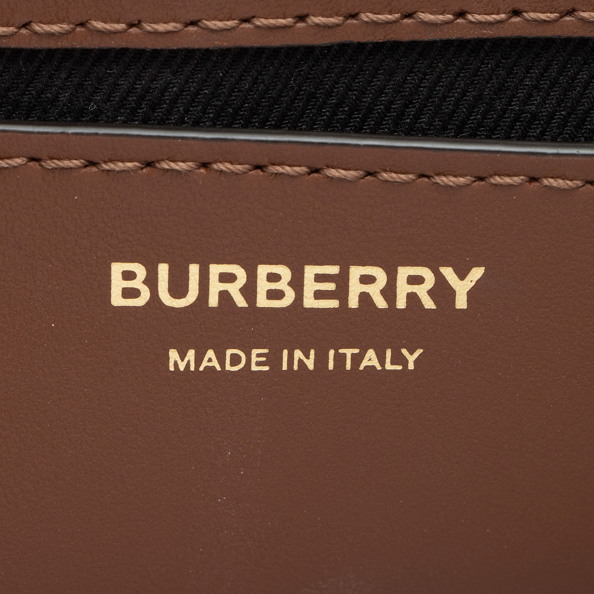 Burberry Tartan Check Calfskin Note Bag