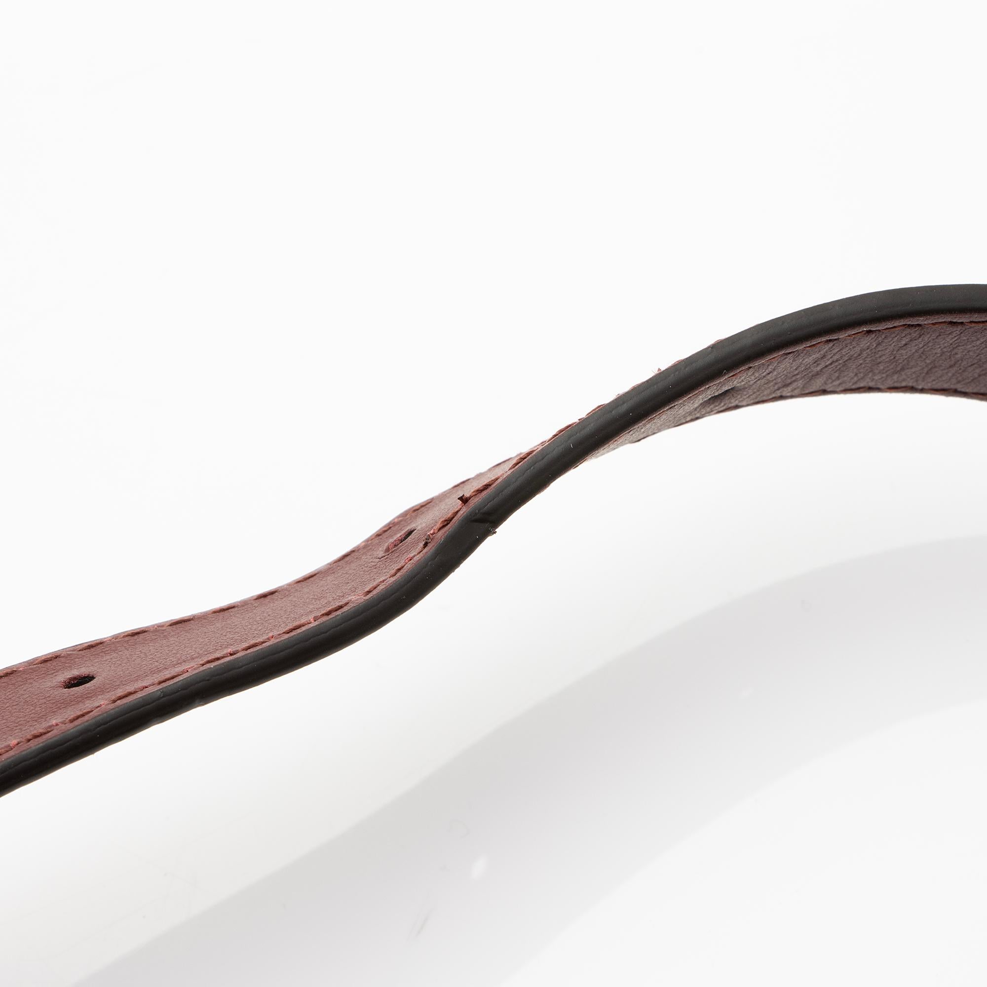Burberry Tartan Check Smooth Calfskin Title Mini Tote (SHF-zkxnVr)