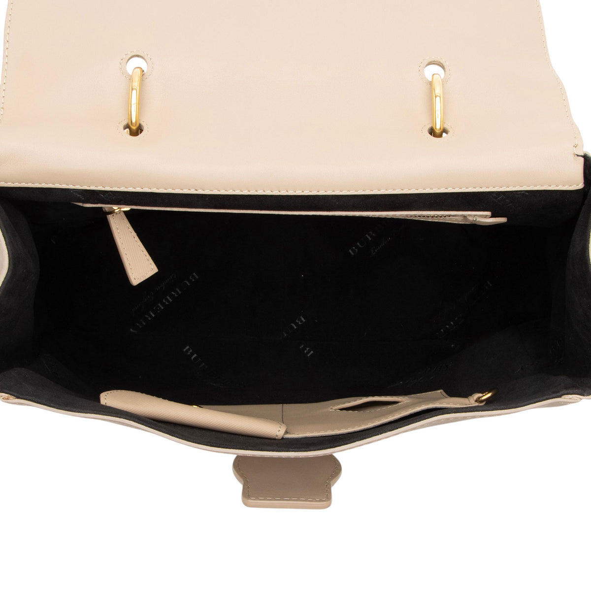 Burberry Trench Leather DK88 Large Top Handle