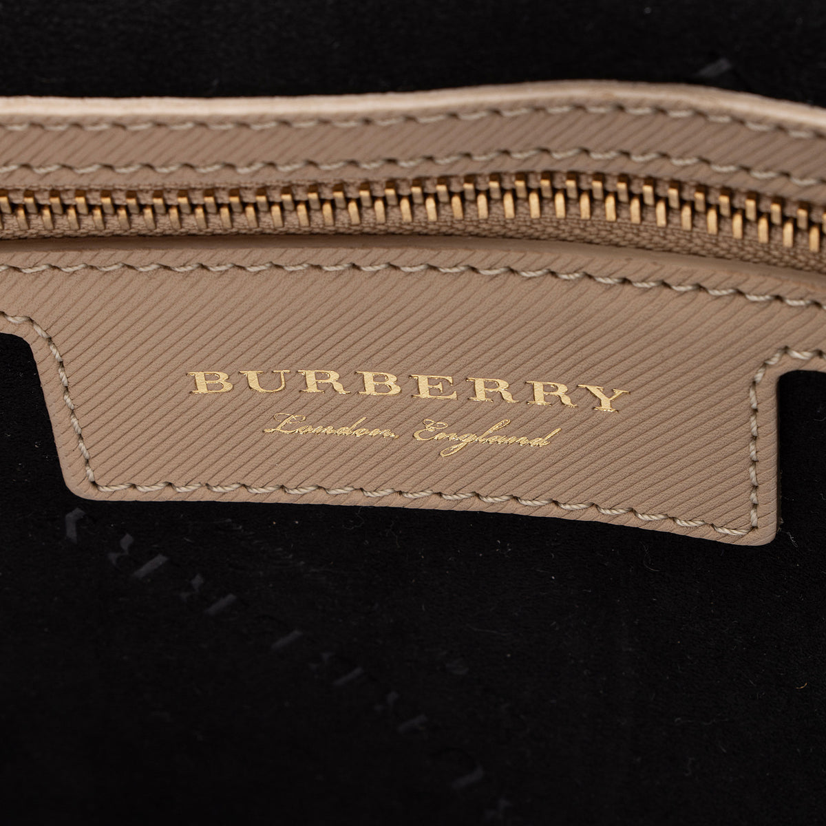 Burberry Trench Leather DK88 Large Top Handle