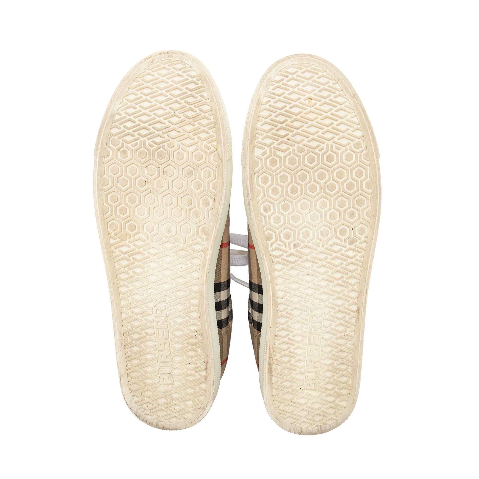 Burberry Vintage Check Albridge Sneakers - Size 8 / 38 (SHF-AoNi9S)