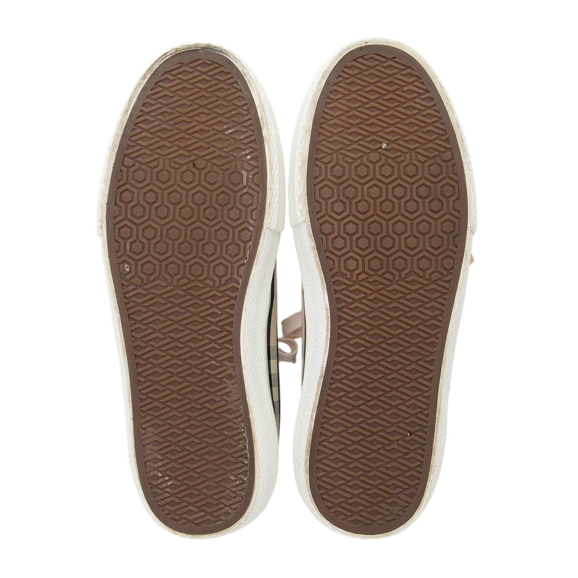 Burberry Vintage Check Larkhall Sneakers - Size 8 / 38 (SHF-N17ew6)