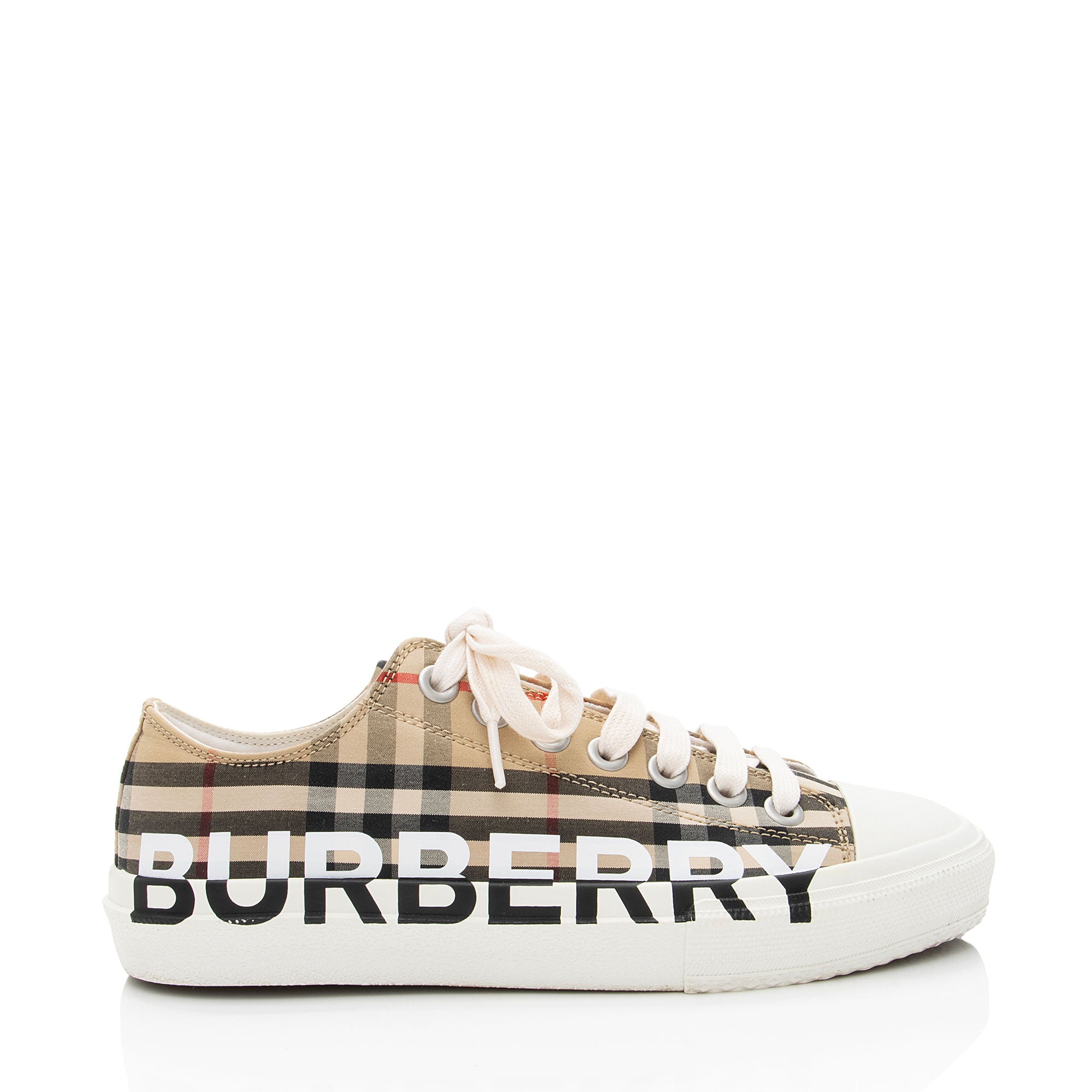 Burberry Vintage Check Larkhall Sneakers - Size 8 / 38 (SHF-N17ew6)