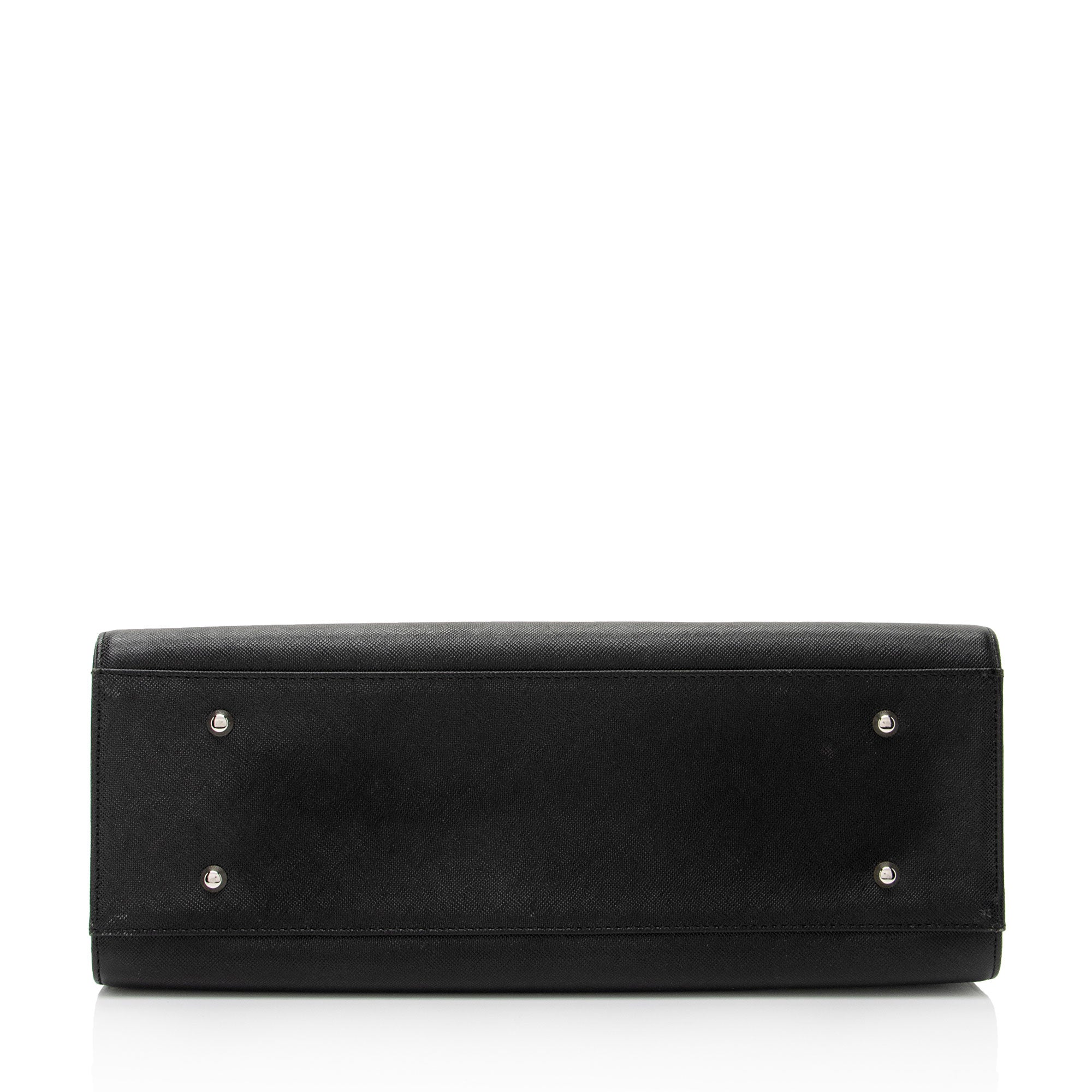 Burberry Vintage Leather Flap Satchel (SHF-dbBhnT)