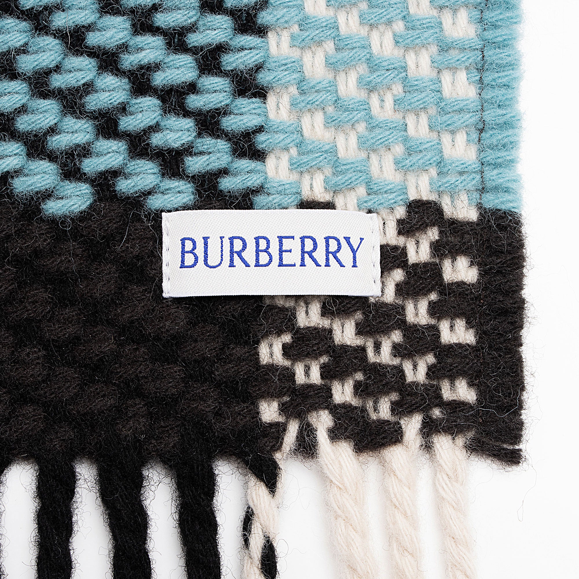 Burberry Wool Jumbo Check Oversize Scarf (SHF-3Iy1k0)