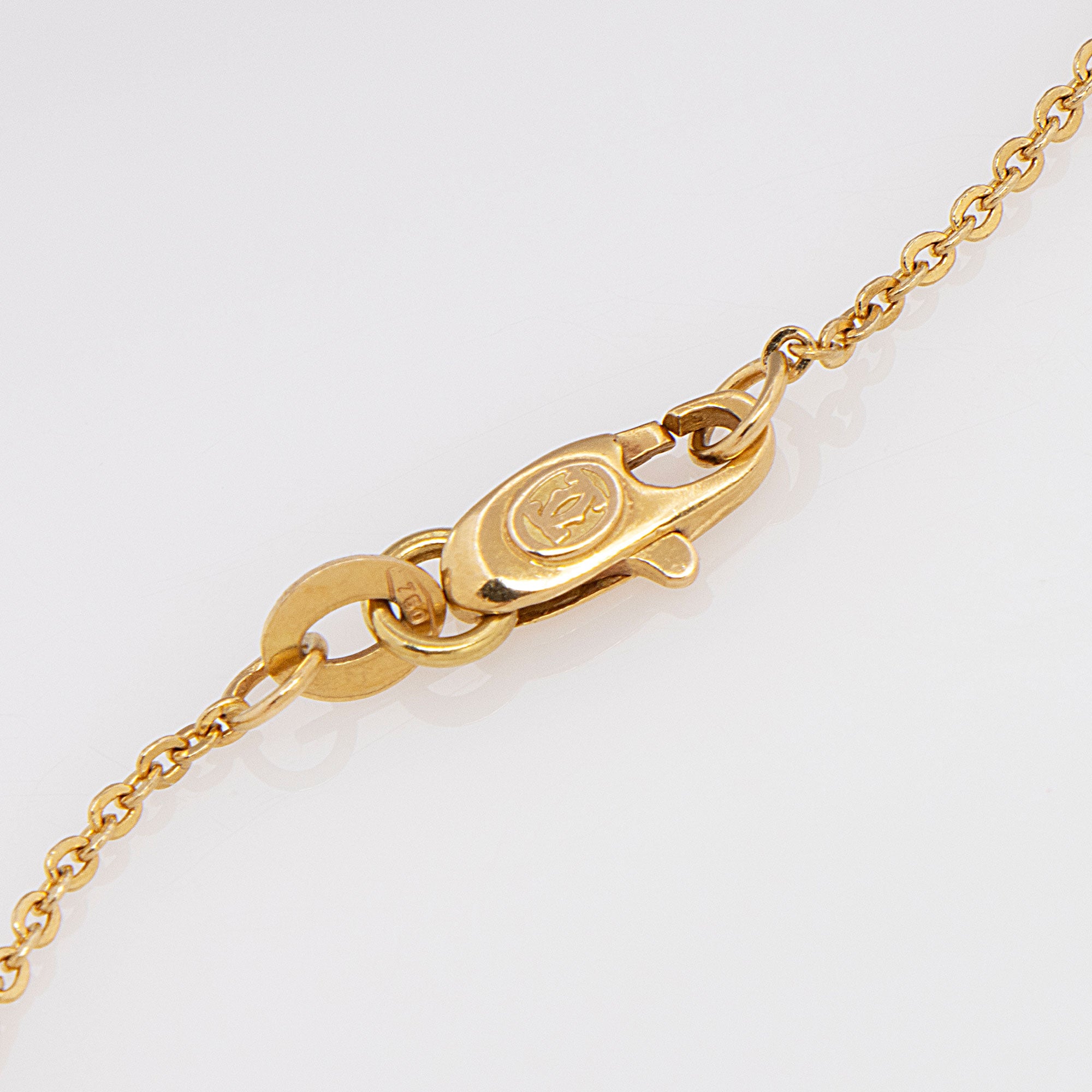 Cartier 18k Tri-Gold Trinity de Cartier Necklace (SHF-udGld3)