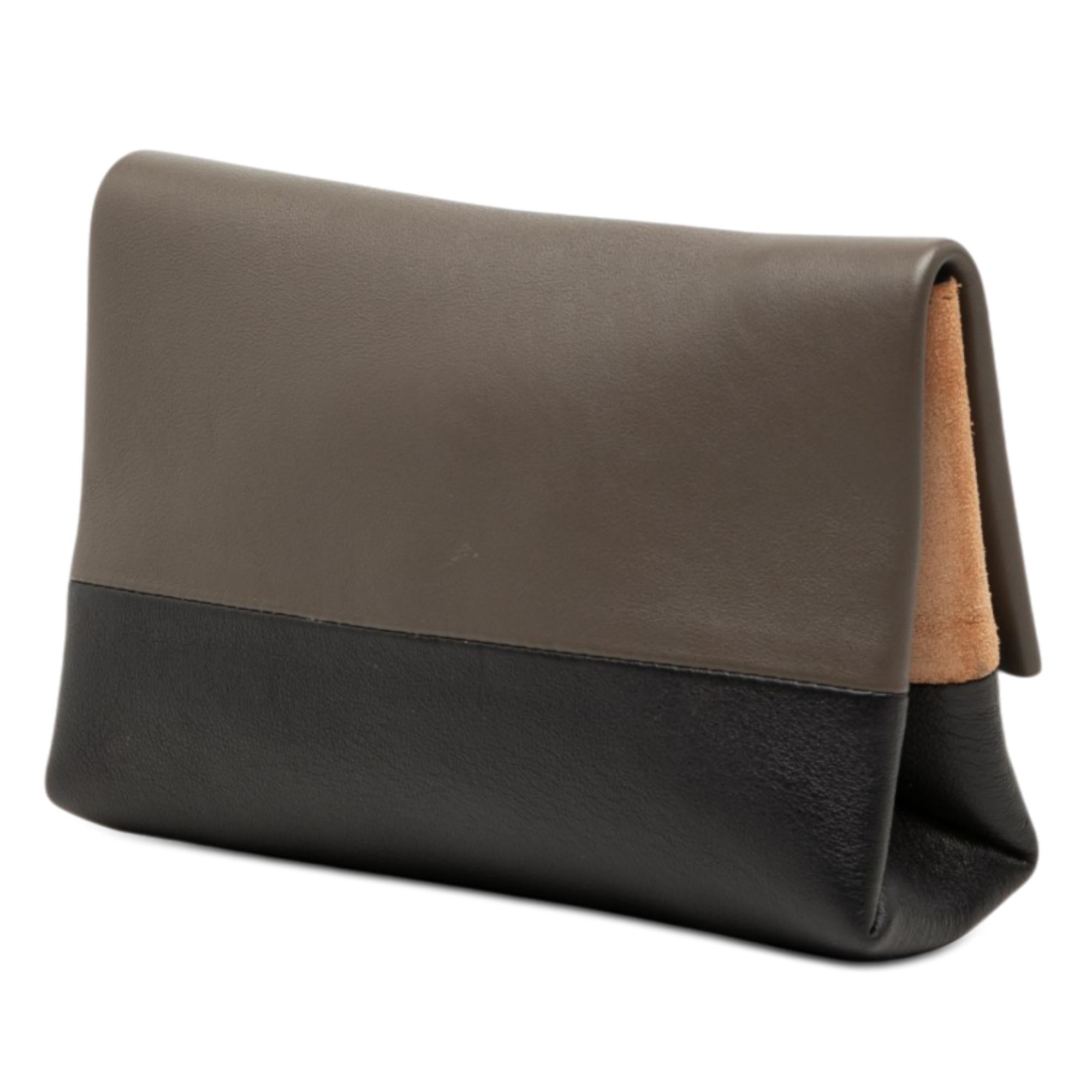 Celine Bicolor Leather All Soft Pouch