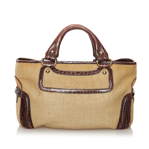 Celine Raffia Tote Bag (SHG-32250) – LuxeDH