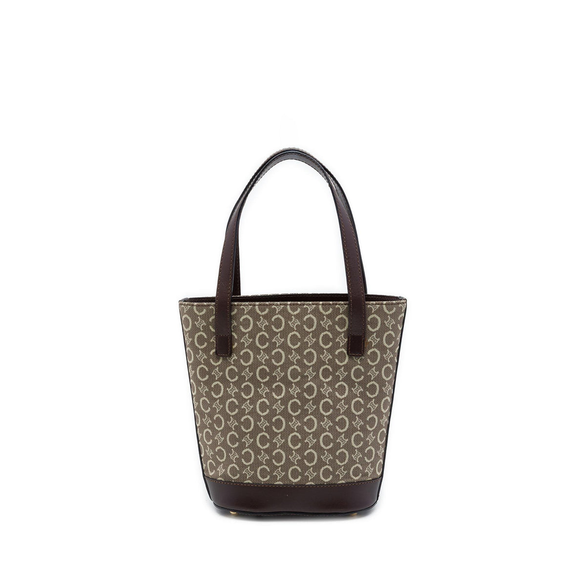 Celine C Macadam Canvas Bucket Bag