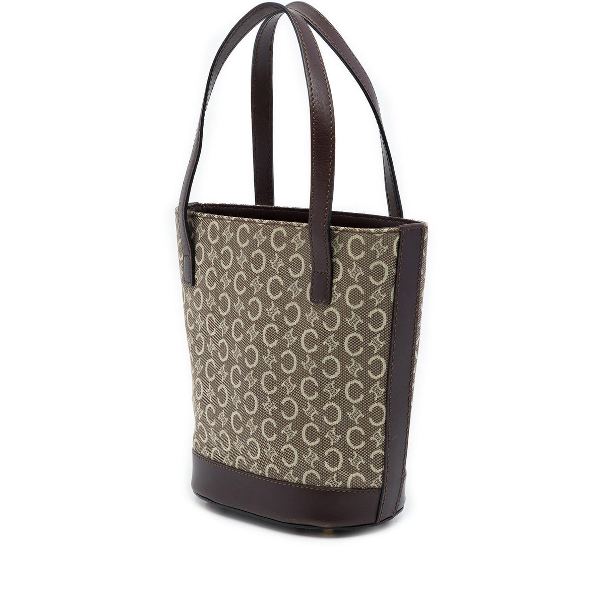 Celine C Macadam Canvas Bucket Bag