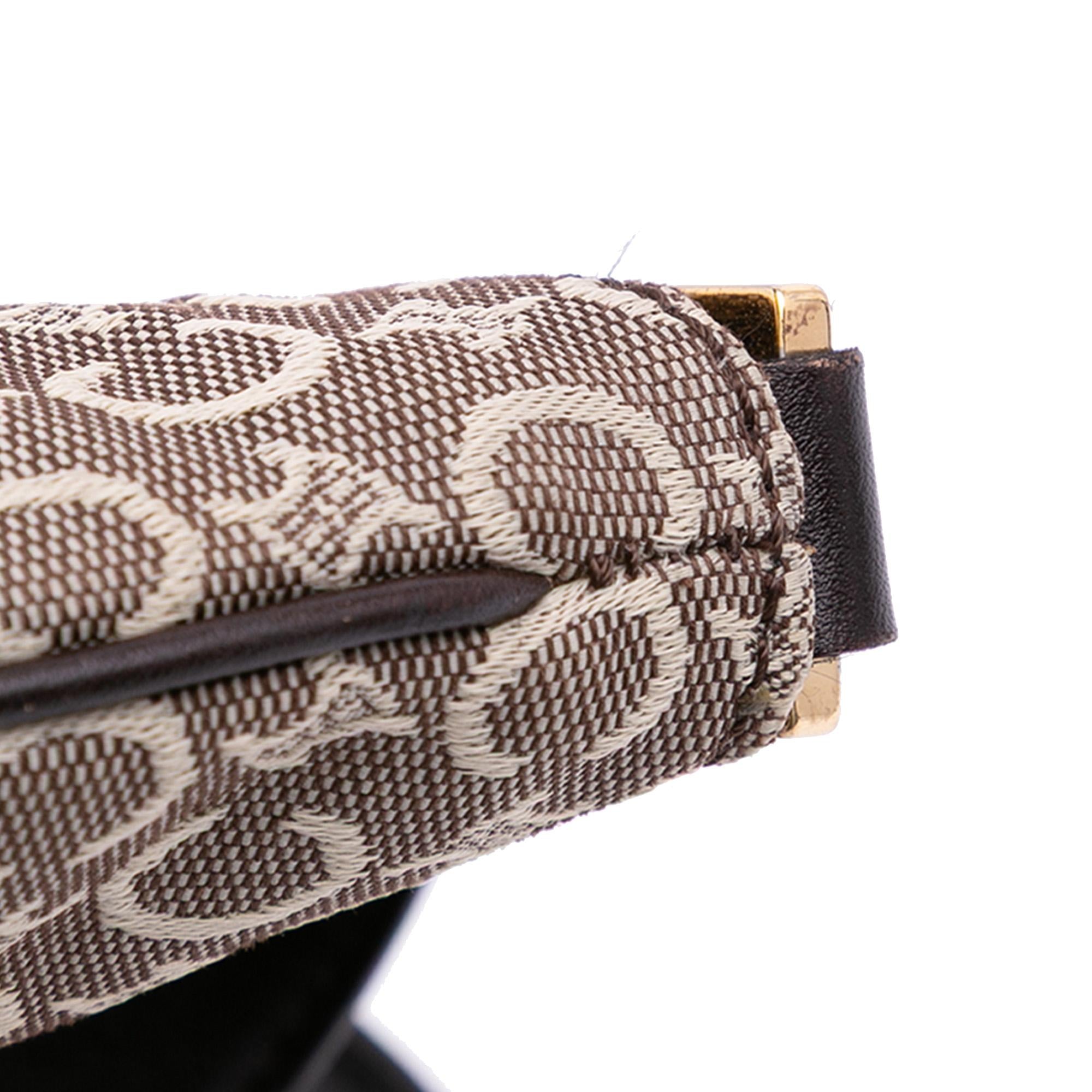 Celine C Macadam Canvas Shoulder Bag