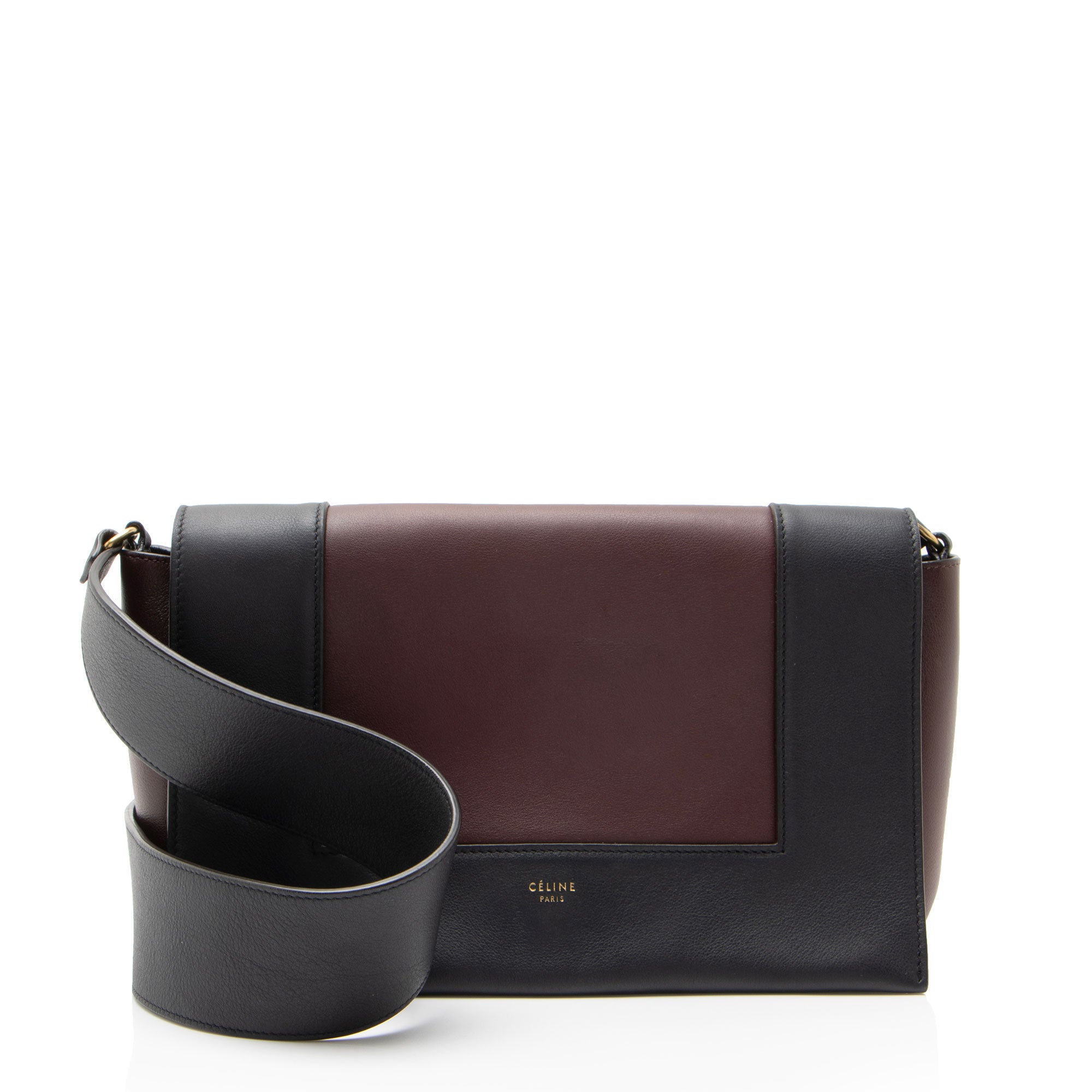 Celine Calfskin Frame Medium Shoulder Bag