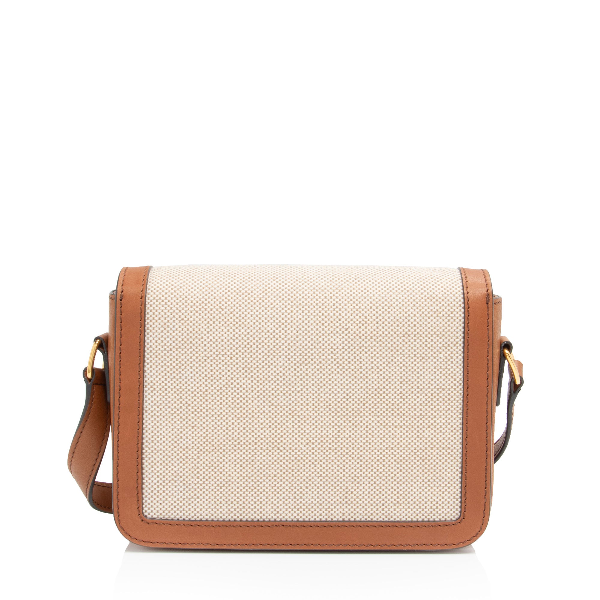 Celine Textile Calfskin Triomphe Teen Shoulder Bag (SHF-JW3M7k)