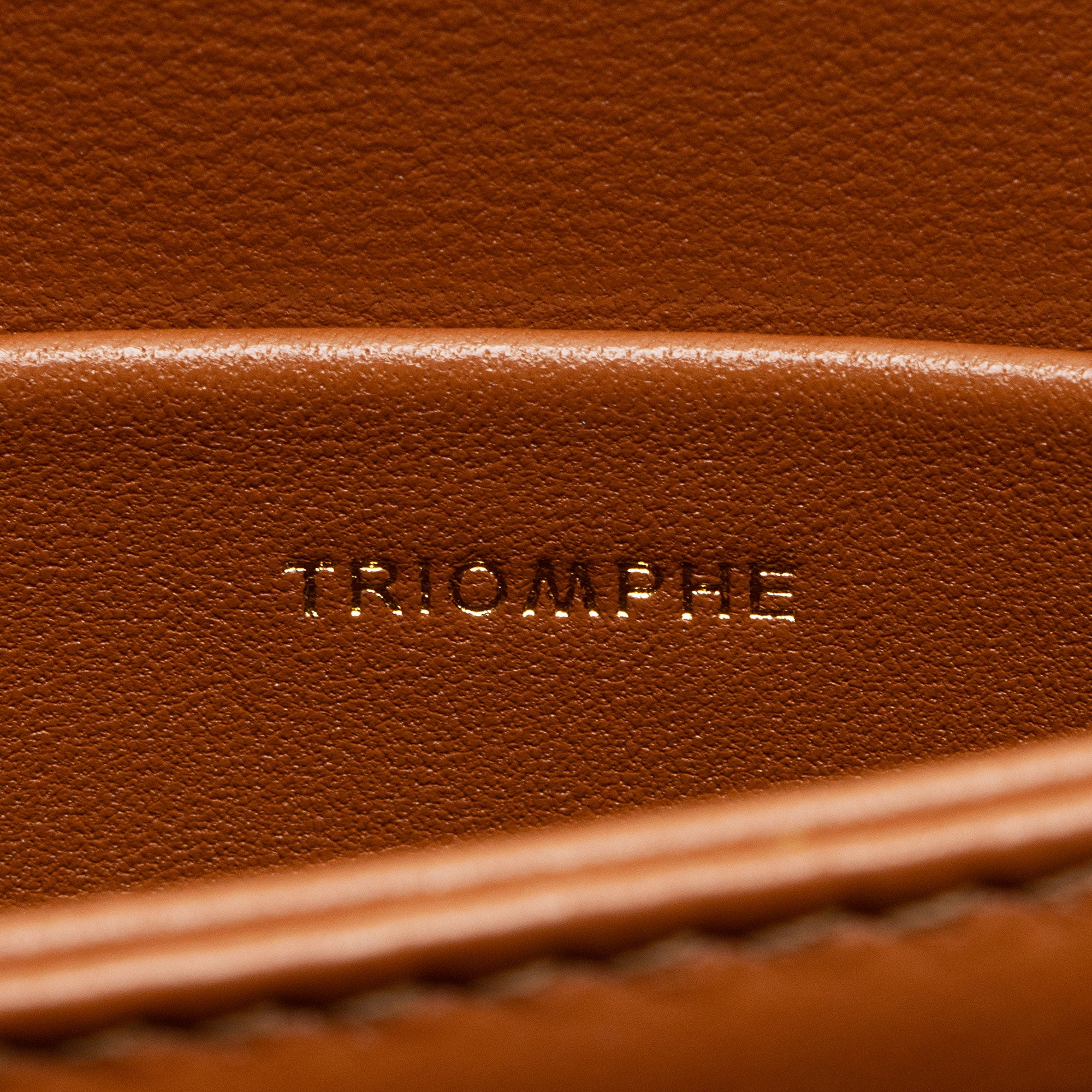 Celine Textile Calfskin Triomphe Teen Shoulder Bag (SHF-JW3M7k)