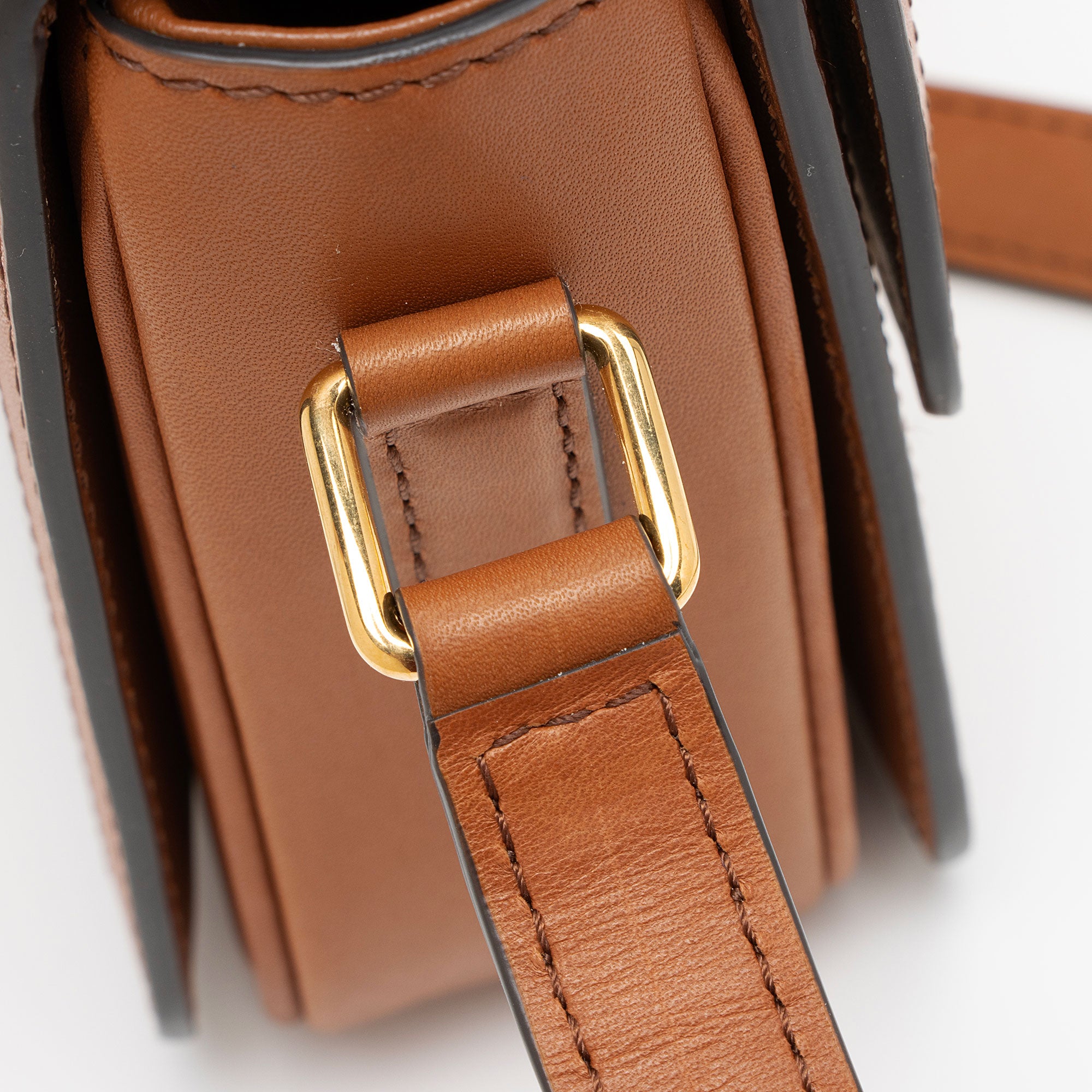 Celine Textile Calfskin Triomphe Teen Shoulder Bag (SHF-JW3M7k)