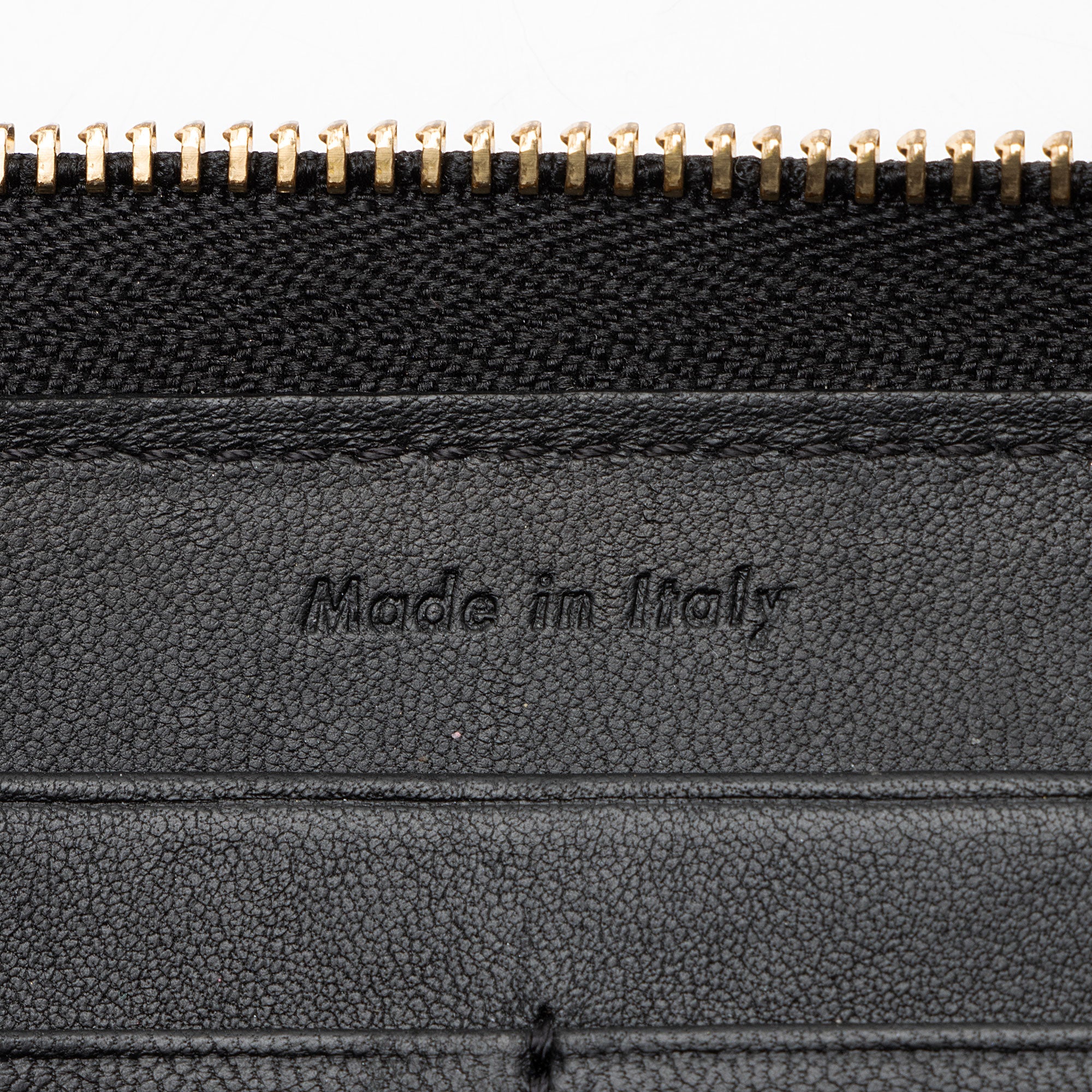 Celine Calfskin Zip Wallet