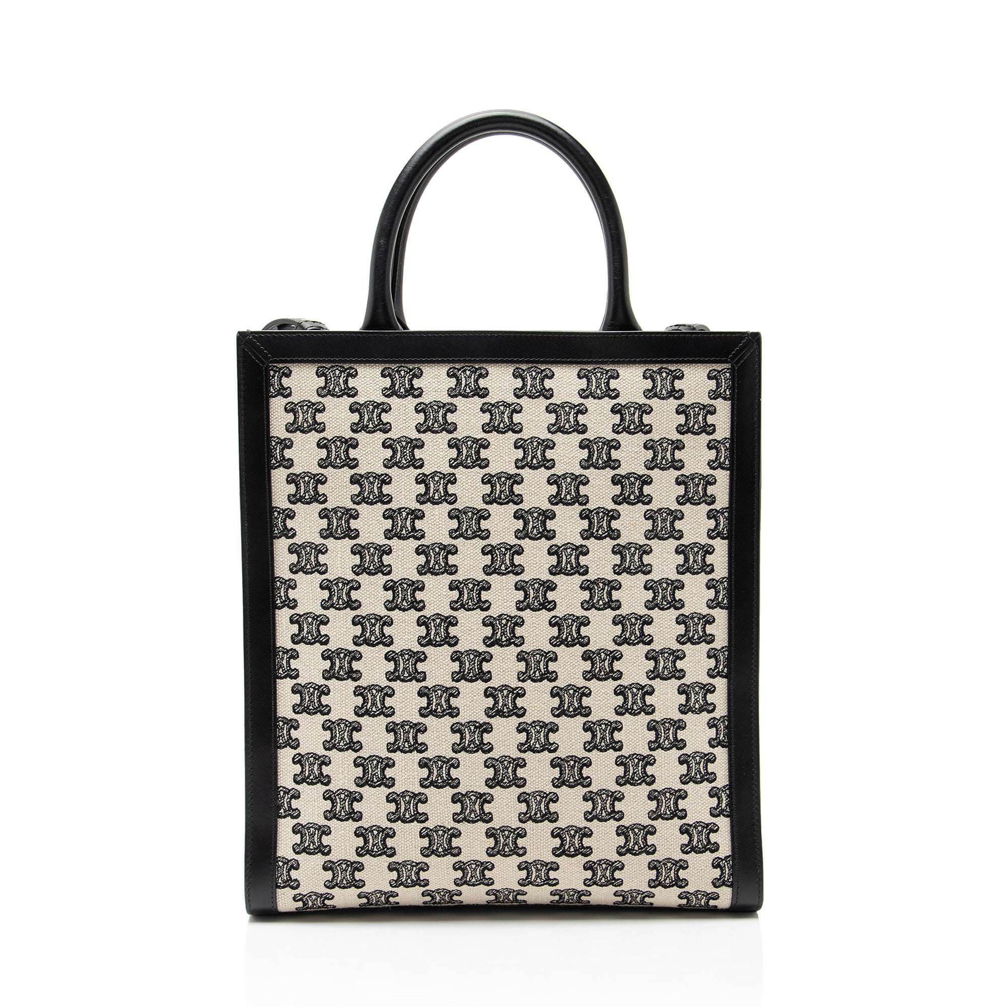 Celine Triomphe Canvas Cabas Vertical Small Tote