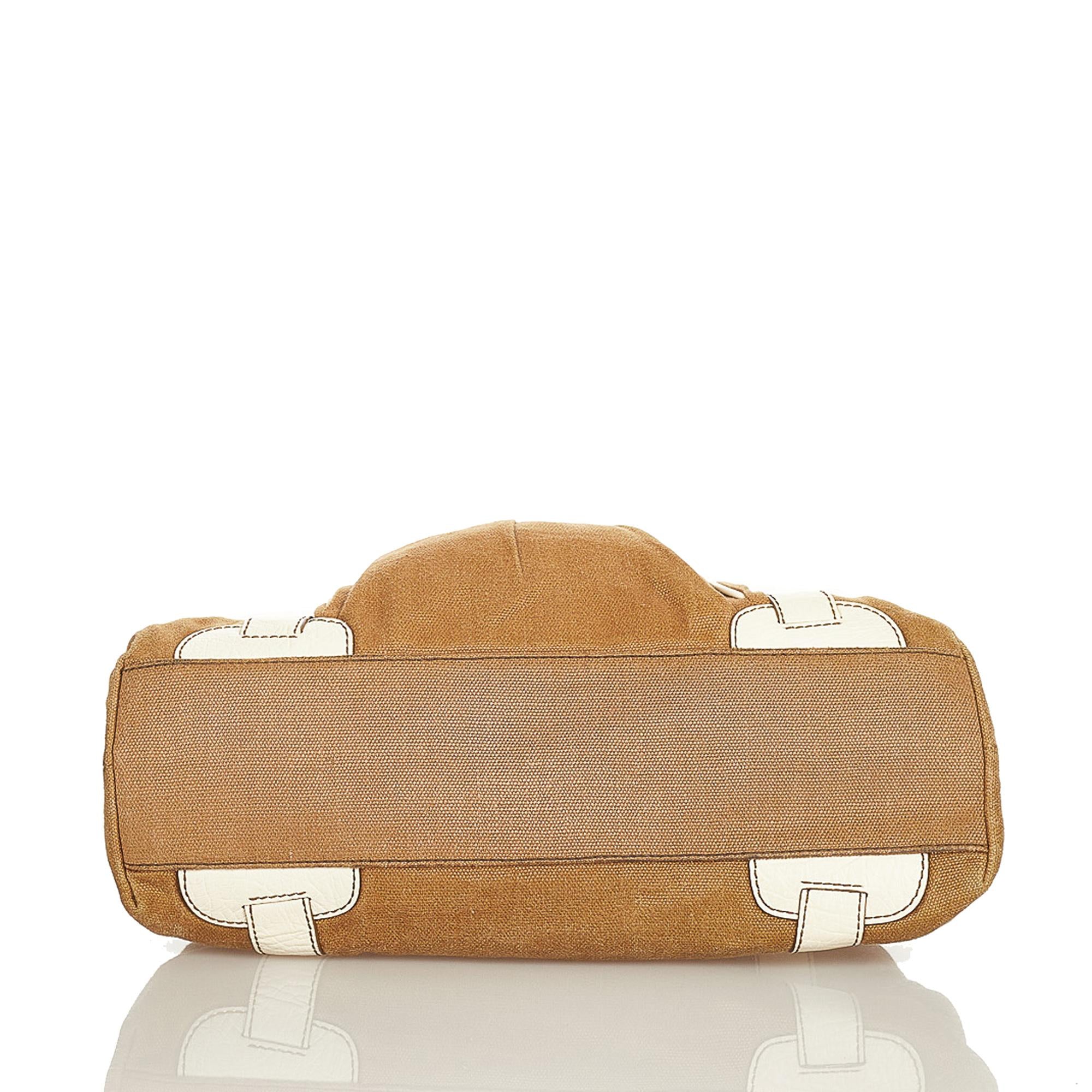 Celine Canvas Handbag (SHG-37785)