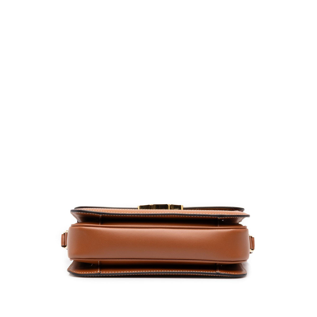 Celine Classique Canvas and Calfskin Triomphe Crossbody