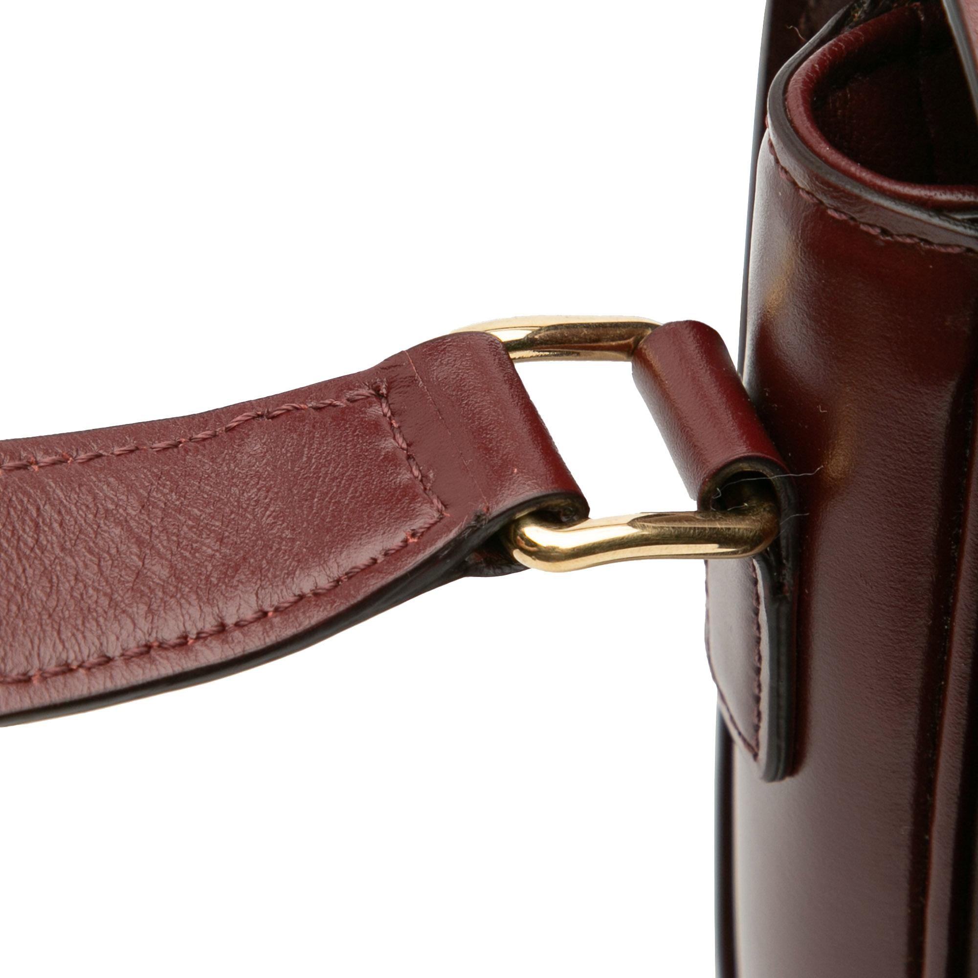 Celine Classique Shiny Calfskin Triomphe Crossbody