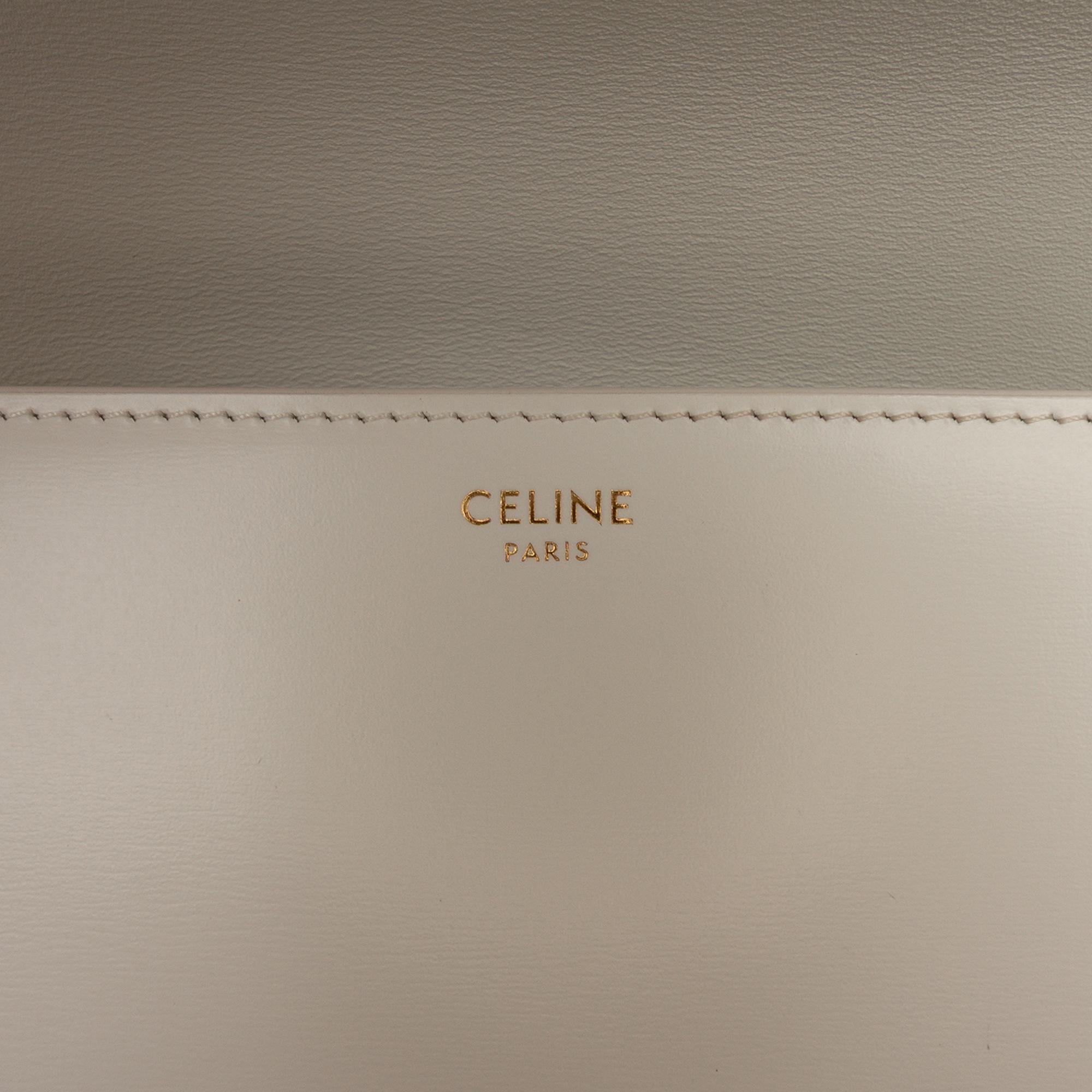 Celine Classique Shiny Calfskin Triomphe Crossbody