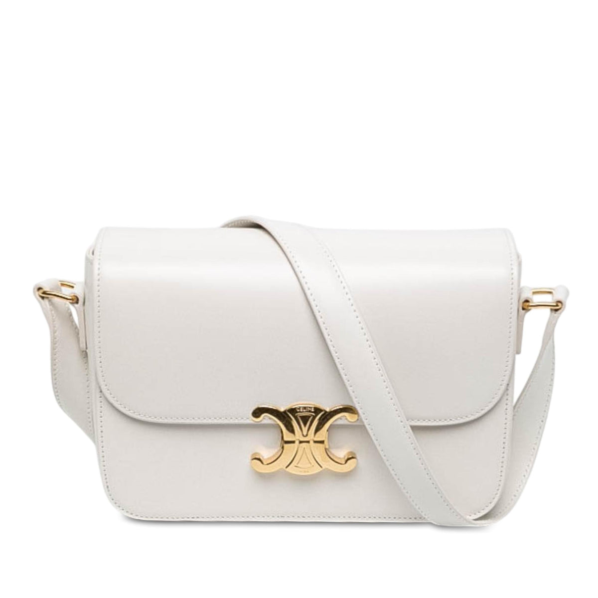 Celine Classique Shiny Calfskin Triomphe Crossbody