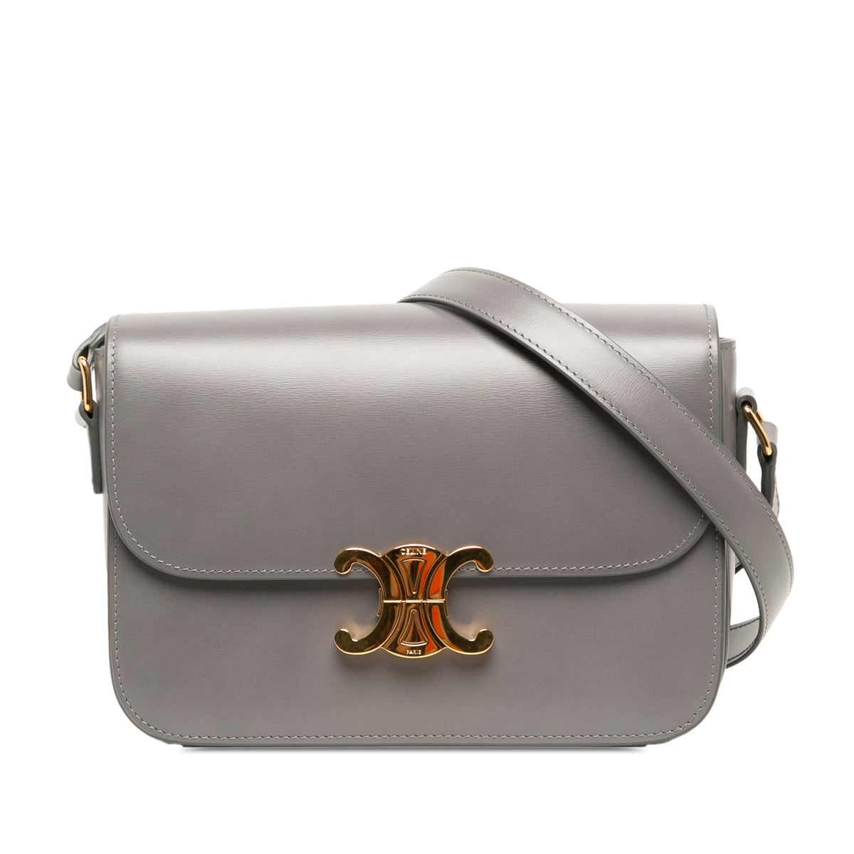 Celine Classique Shiny Calfskin Triomphe Crossbody